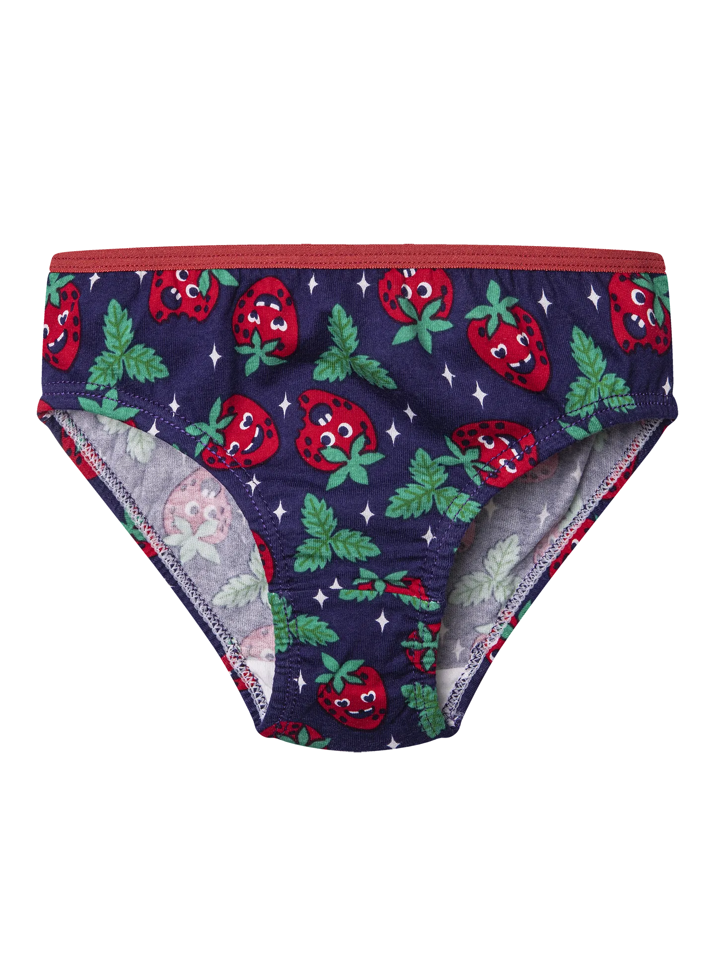 Lustige Höschen für Mädchen Glückliche Erdbeeren