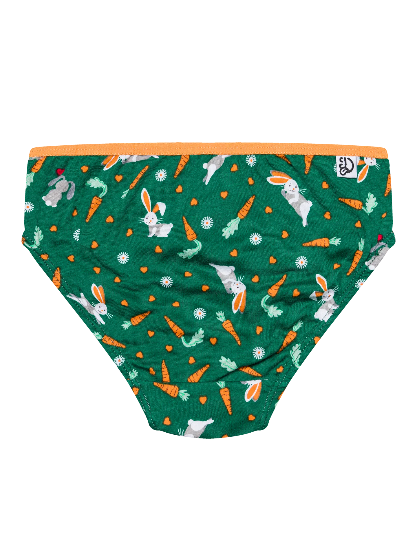 Lustige Höschen für Mädchen Kaninchen und Karotte - Image 2
