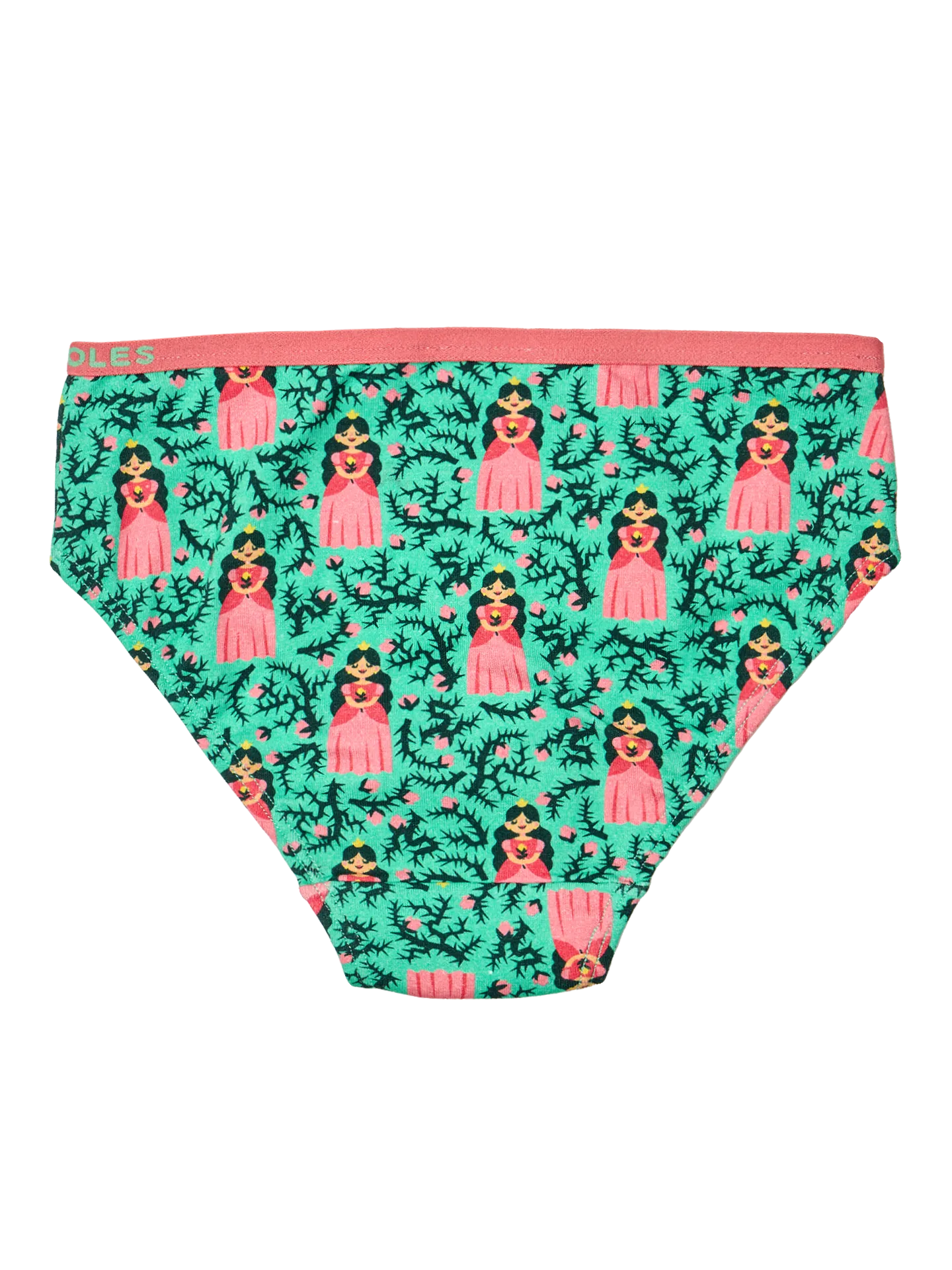 Lustige Höschen für Mädchen Rosa Prinzessin - Image 2