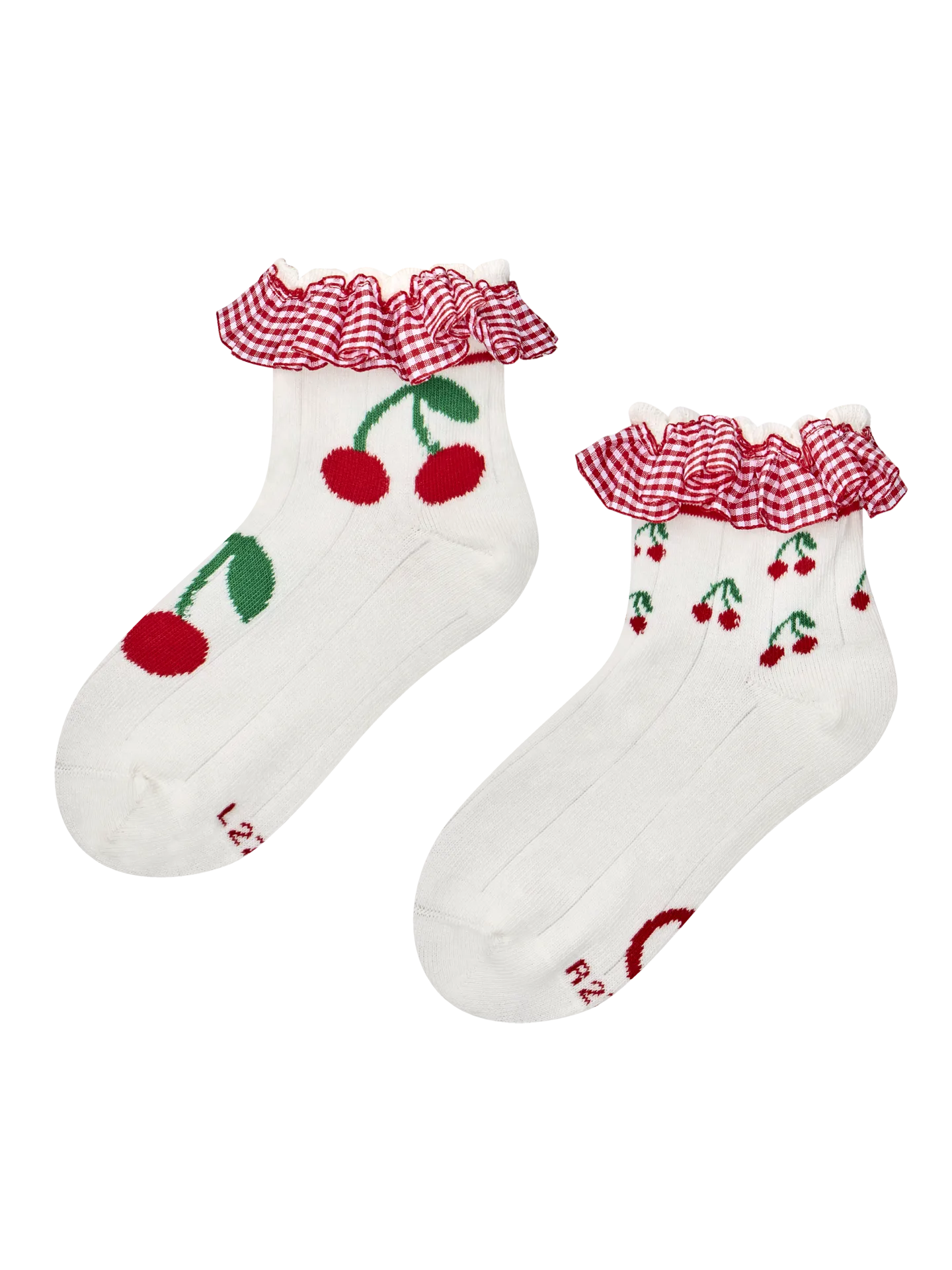 Cutecore-Socken für Mädchen Picknick-Kirschen