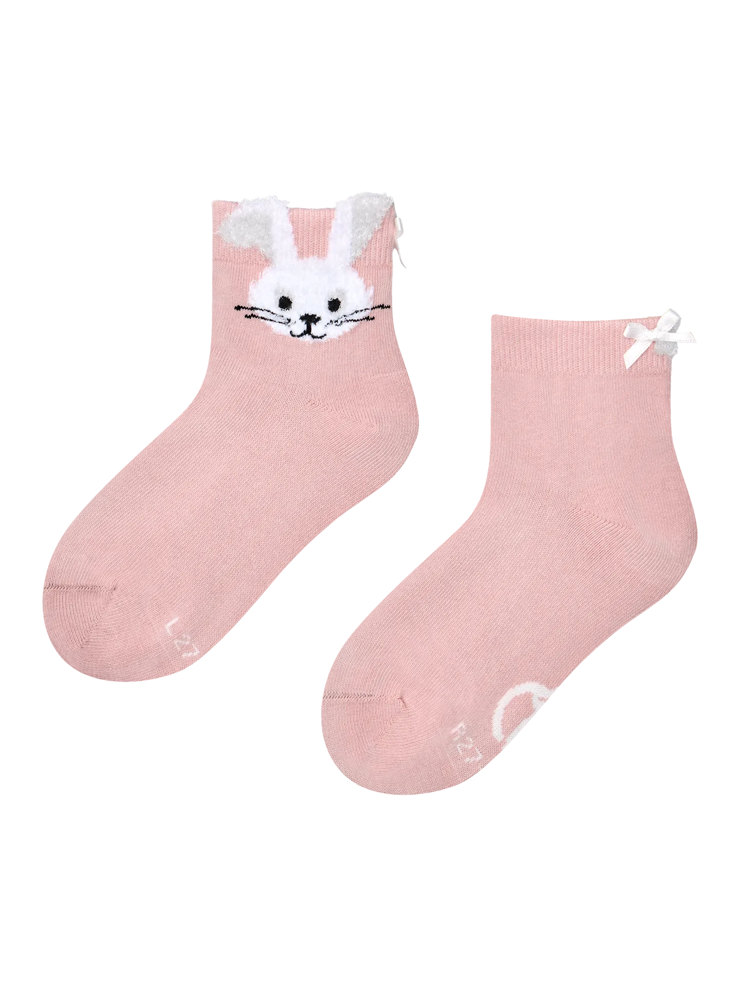 Cutecore-Socken für Mädchen Weißes Kaninchen