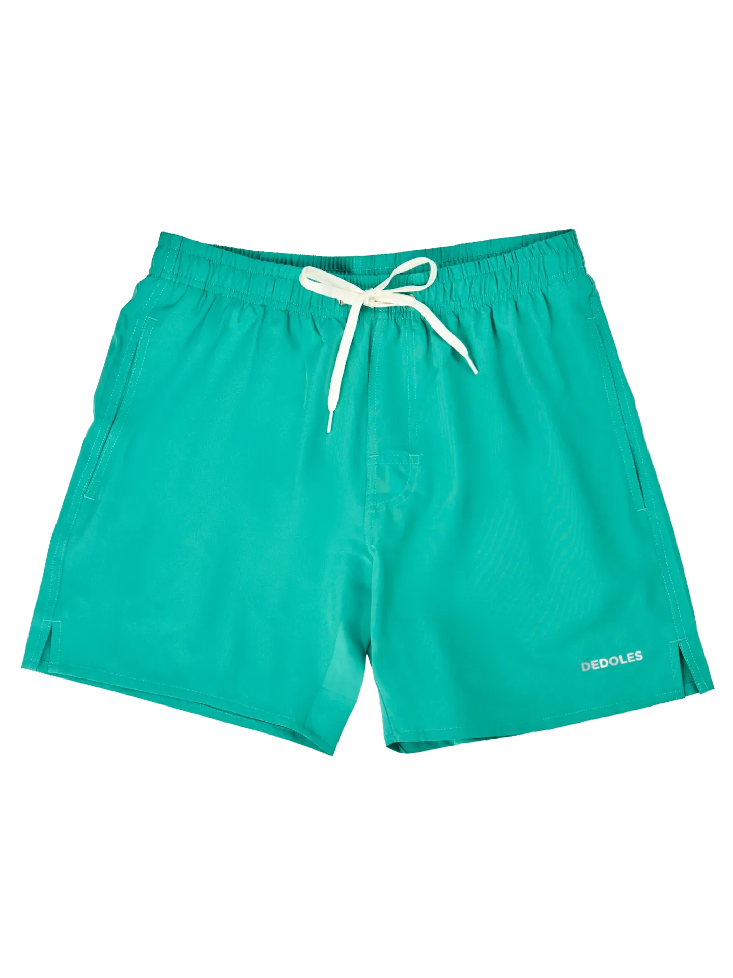 Grün-türkisfarbene Badeshorts für Männer
