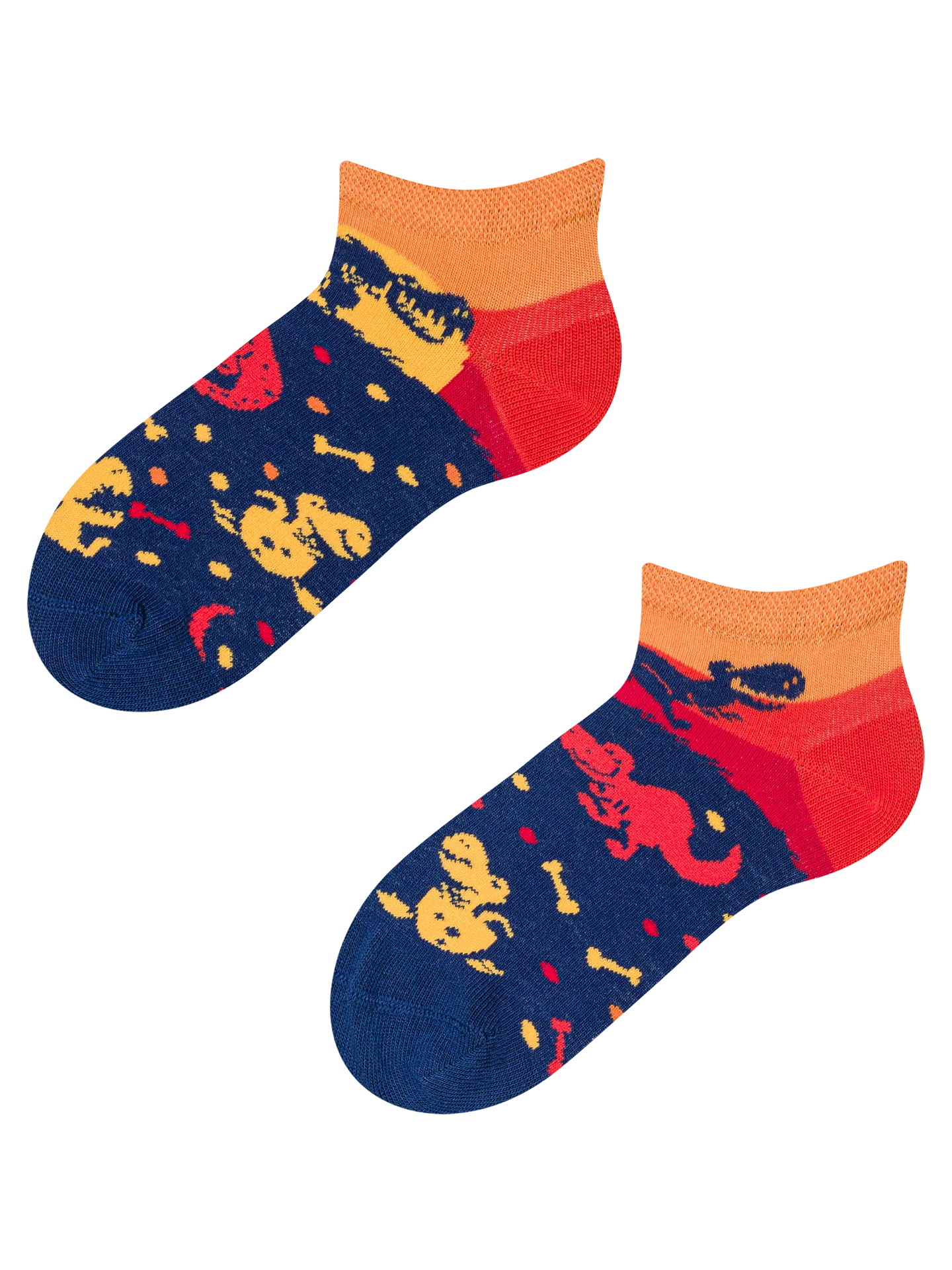 Lustige Knöchelsocken für Kinder Welt der Dinosaurier