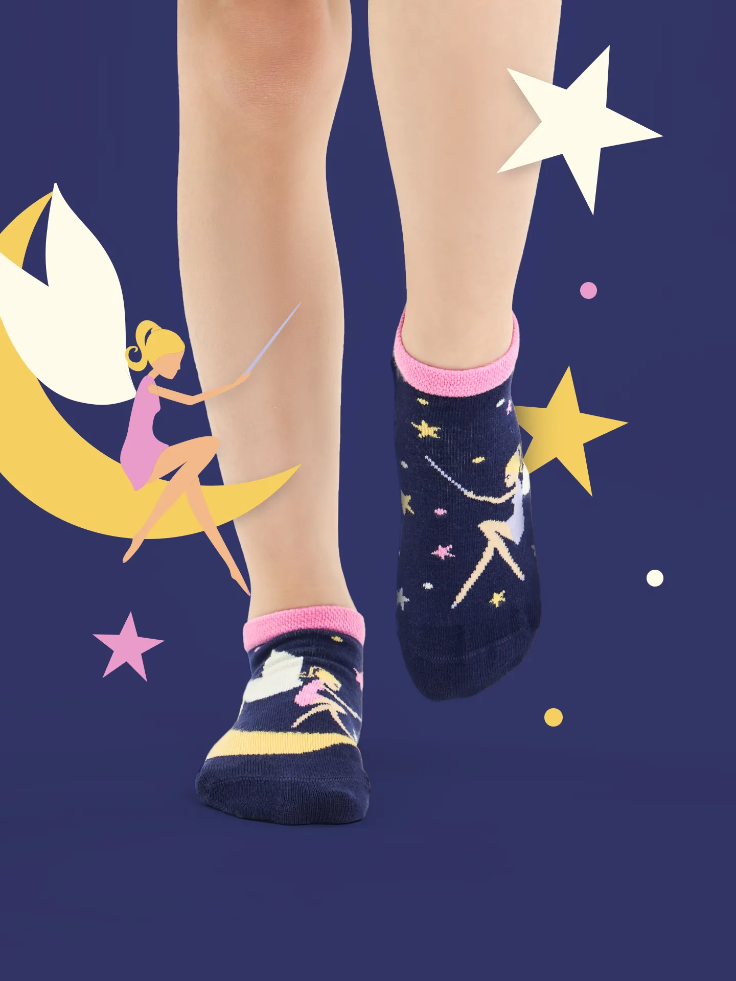 Lustige Knöchelsocken für Kinder Fee - Image 4