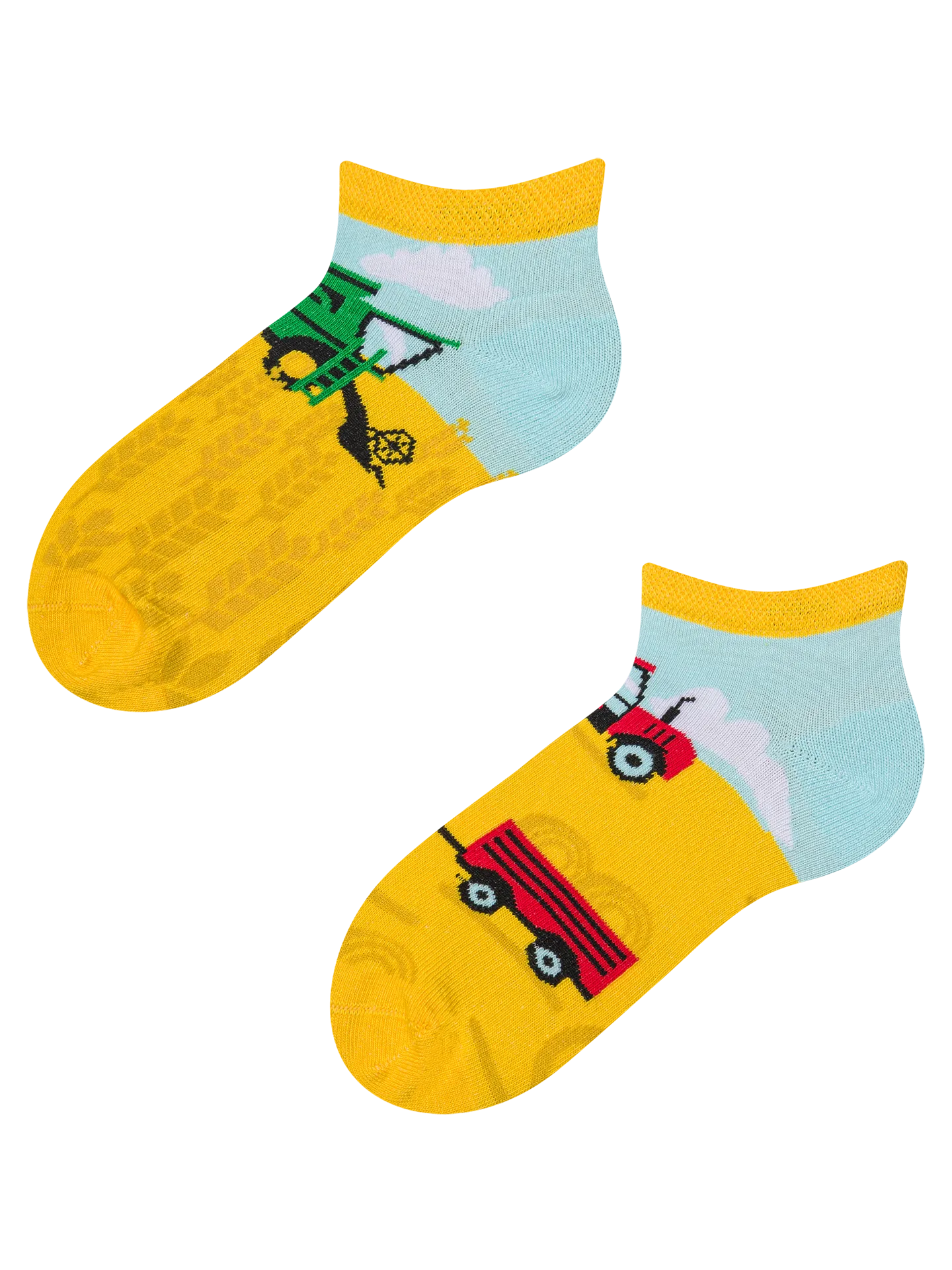 Lustige Knöchelsocken für Kinder Traktor