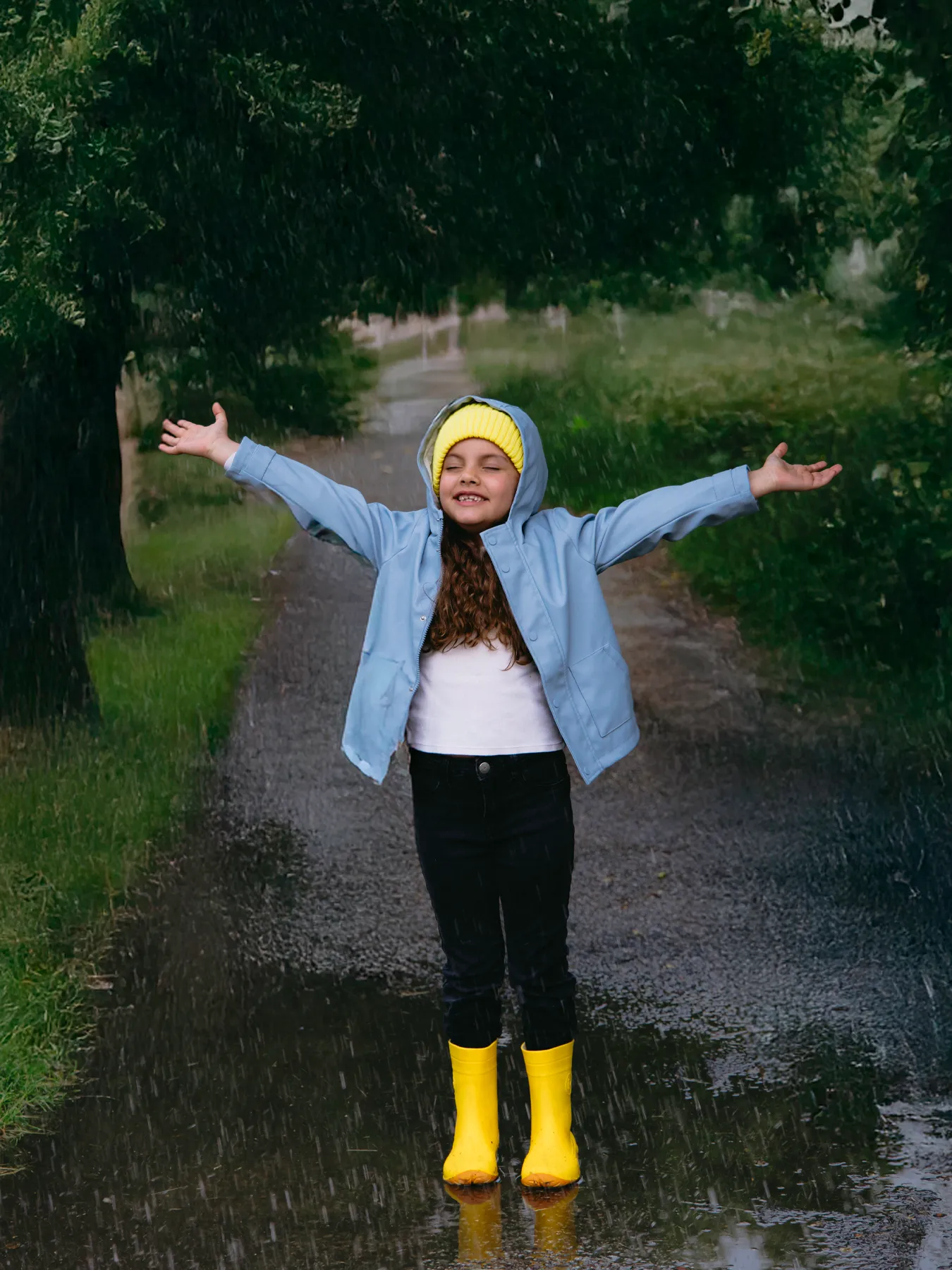 Barfuß-Regenstiefel für Kinder Be Lenka Pudds – Gelb - Image 3