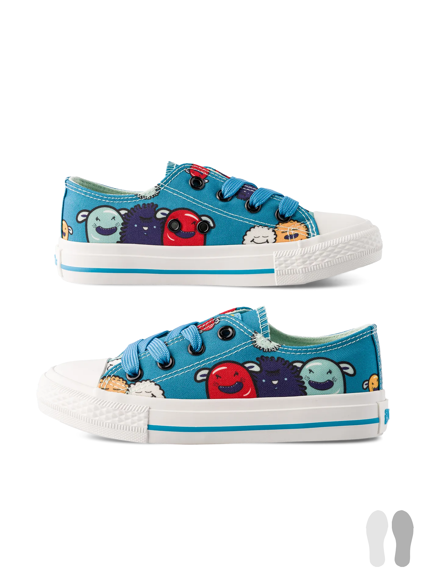 Lustige Canvas-Schuhe für Kinder Lustige Monster - Image 3