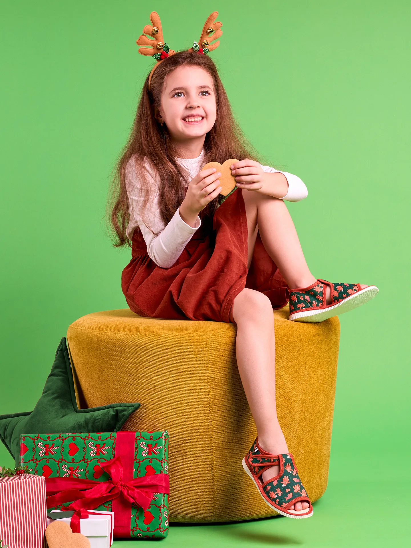 Offene Hausschuhe für Kinder Lebkuchen - Image 5