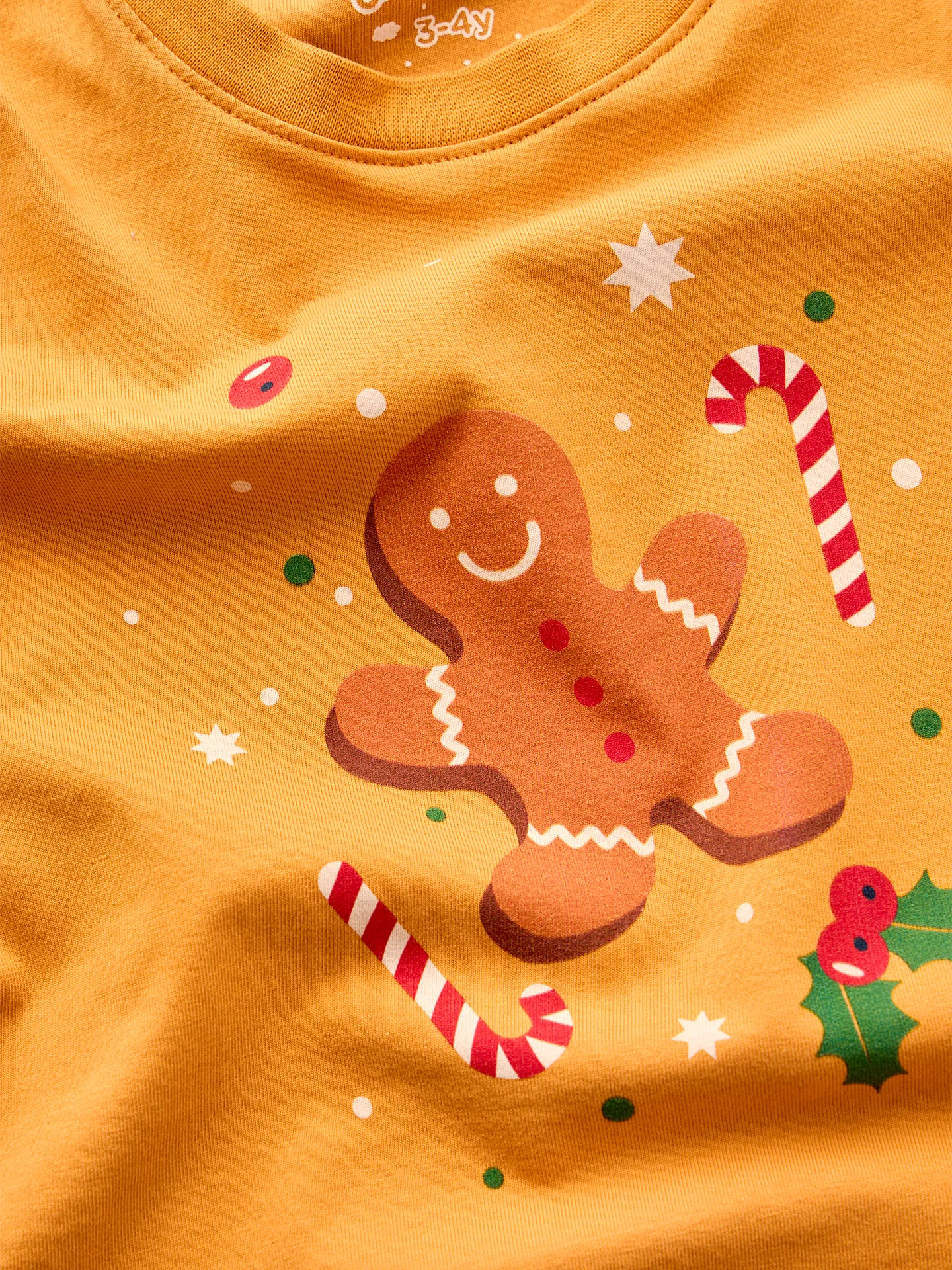 Lustiger Pyjama für Kinder Lebkuchen & Süßigkeiten - Image 5