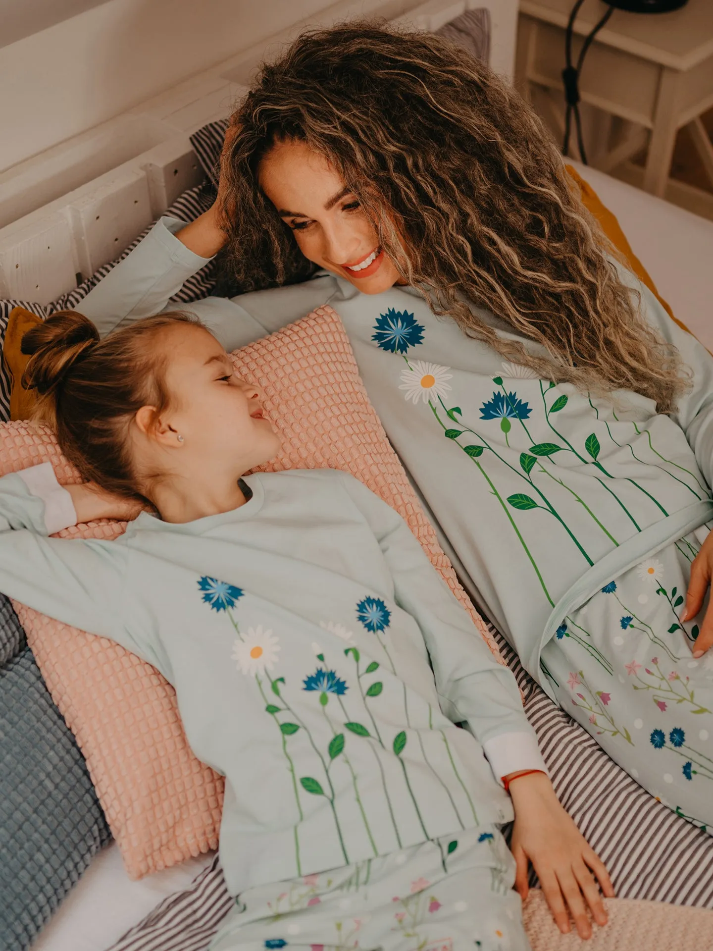Lustiger Pyjama für Kinder Wiesenblumen - Image 7