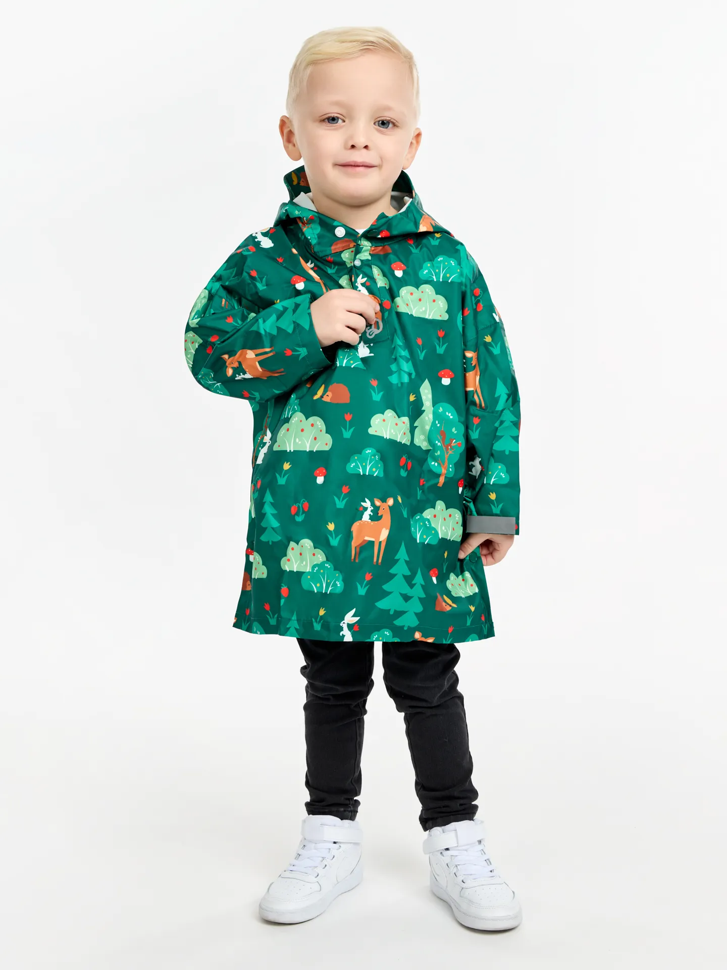 Lustiger Regenmantel für Kinder Waldfreunde - Image 3