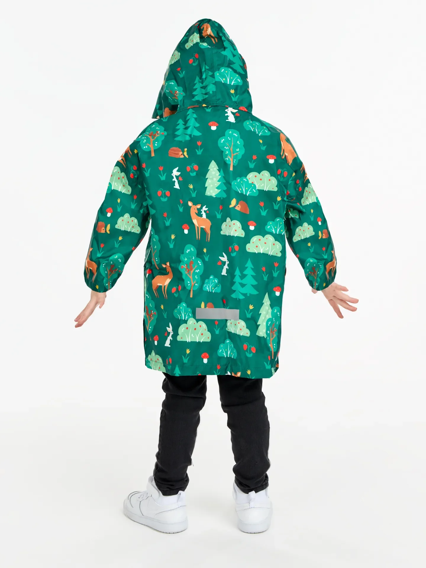 Lustiger Regenmantel für Kinder Waldfreunde - Image 4