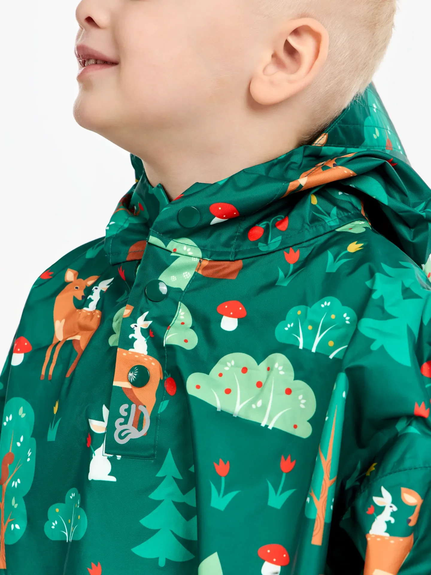 Lustiger Regenmantel für Kinder Waldfreunde - Image 5