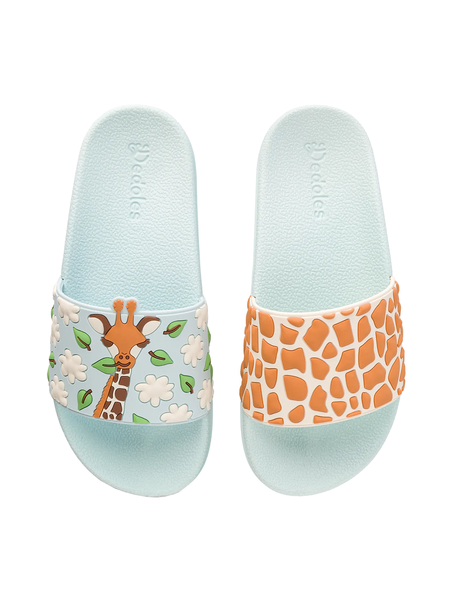 Lustige Pantoletten für Kinder Niedliche Giraffe