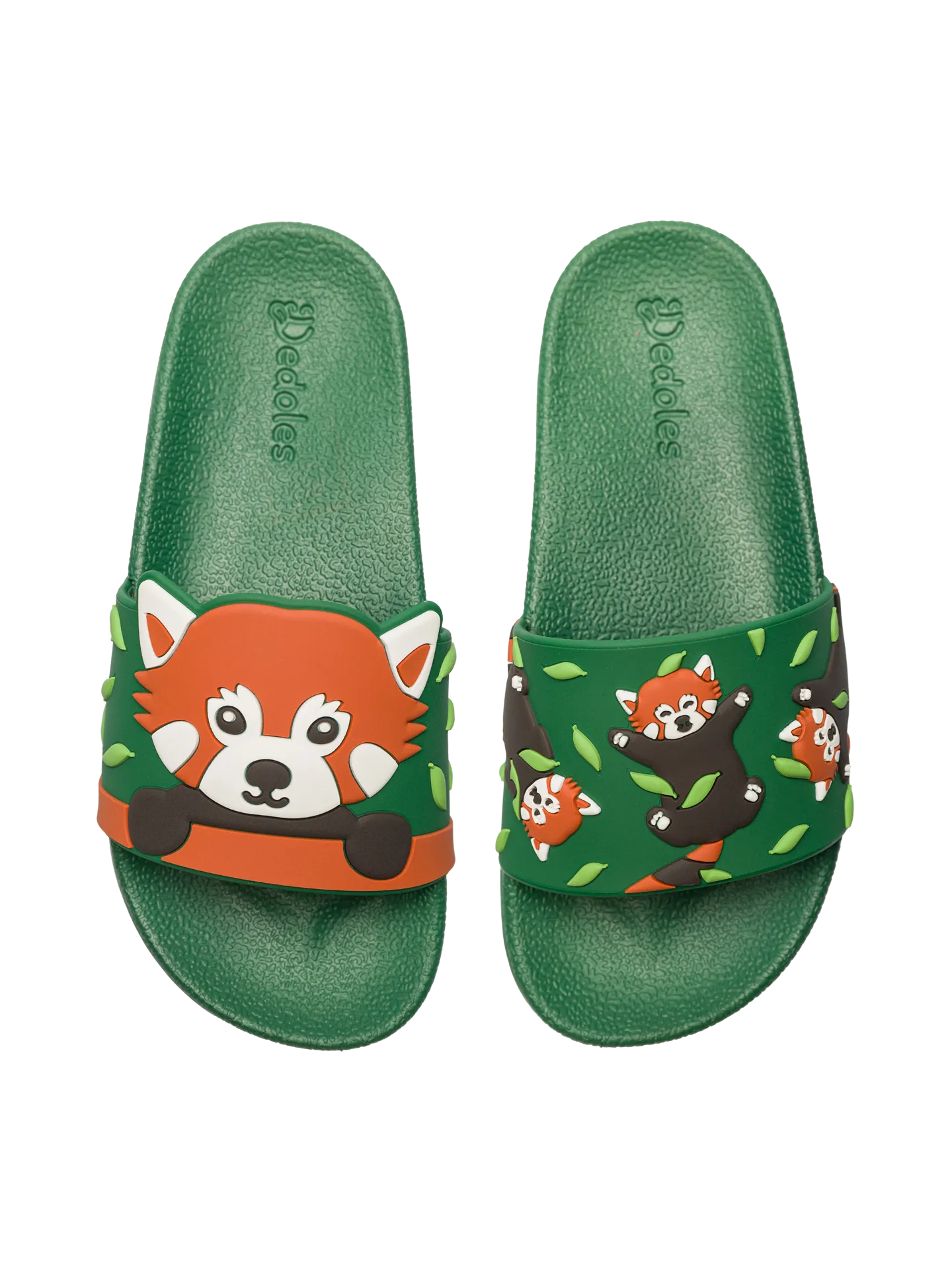 Lustige Pantoletten für Kinder Roter Panda