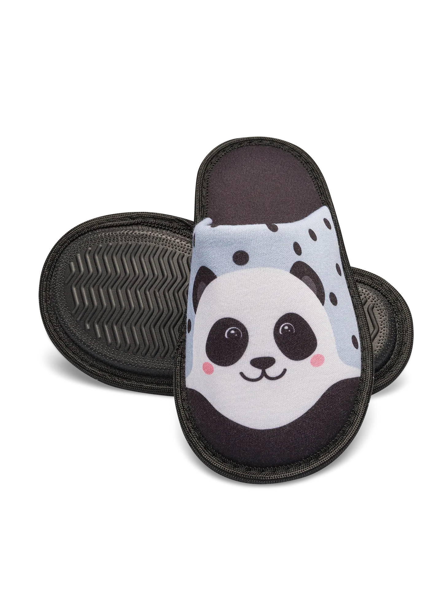 Lustige Hausschuhe für Kinder Glücklicher Panda - Image 3