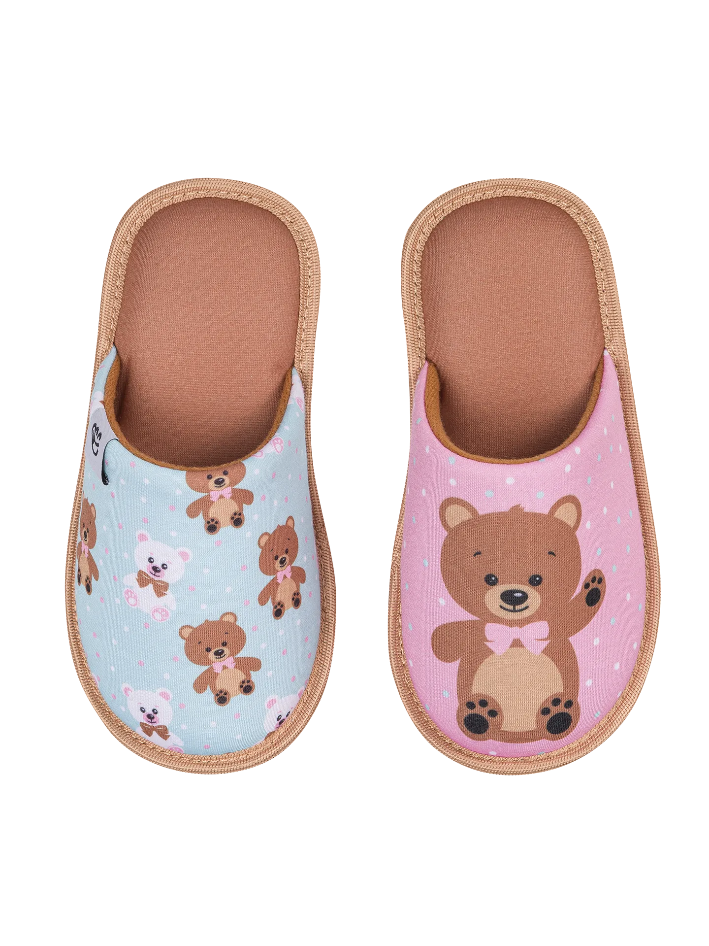 Lustige Hausschuhe für Kinder Teddybär