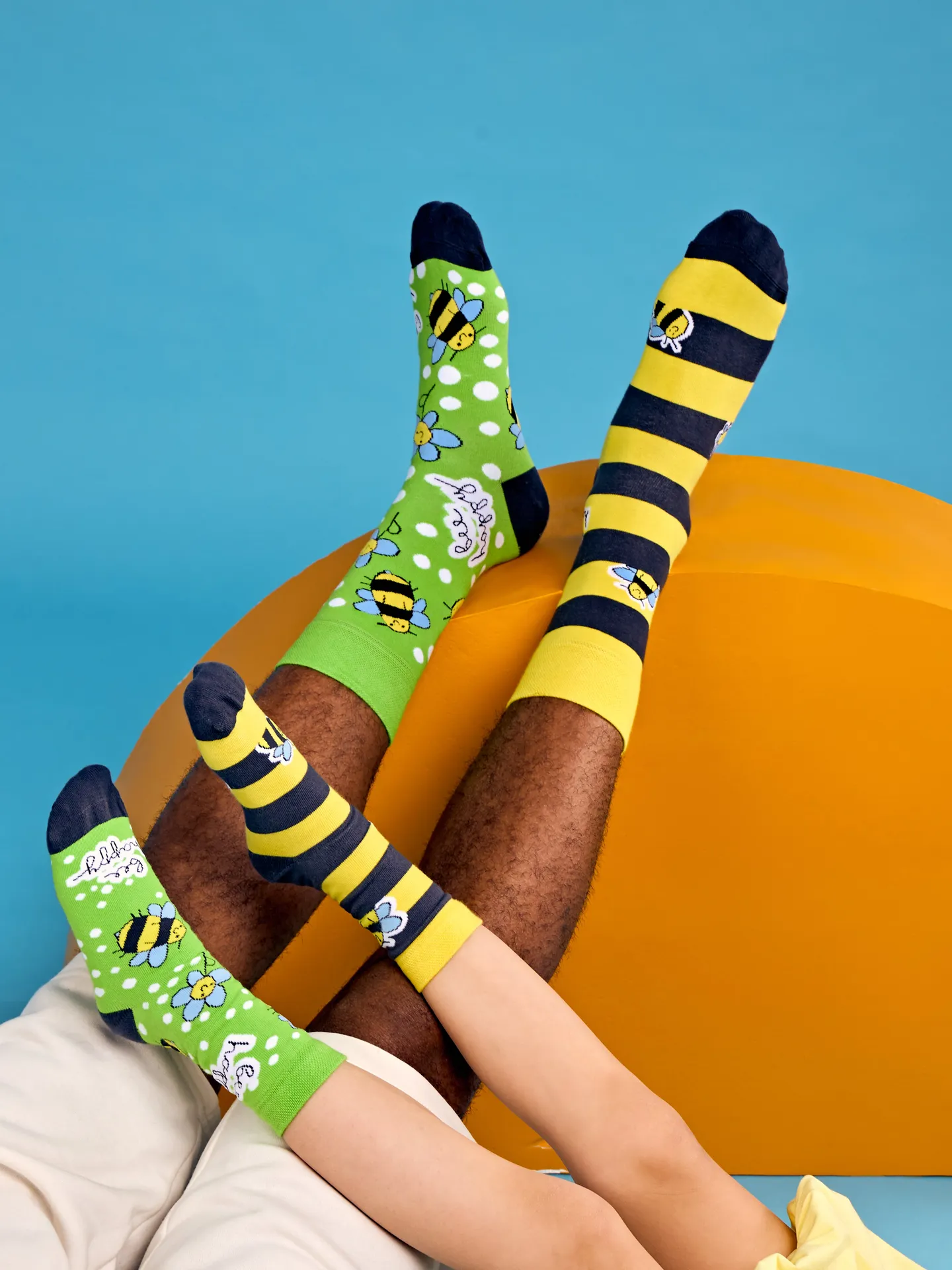 Lustige Kindersocken Bienen - Image 2