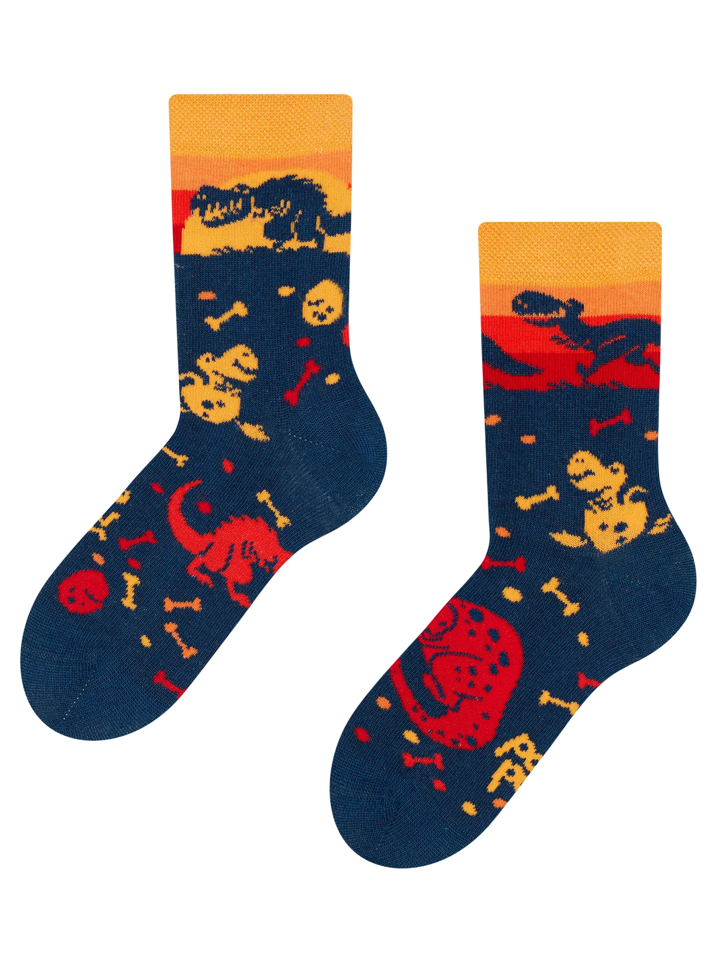 Lustige Kindersocken Welt der Dinosaurier