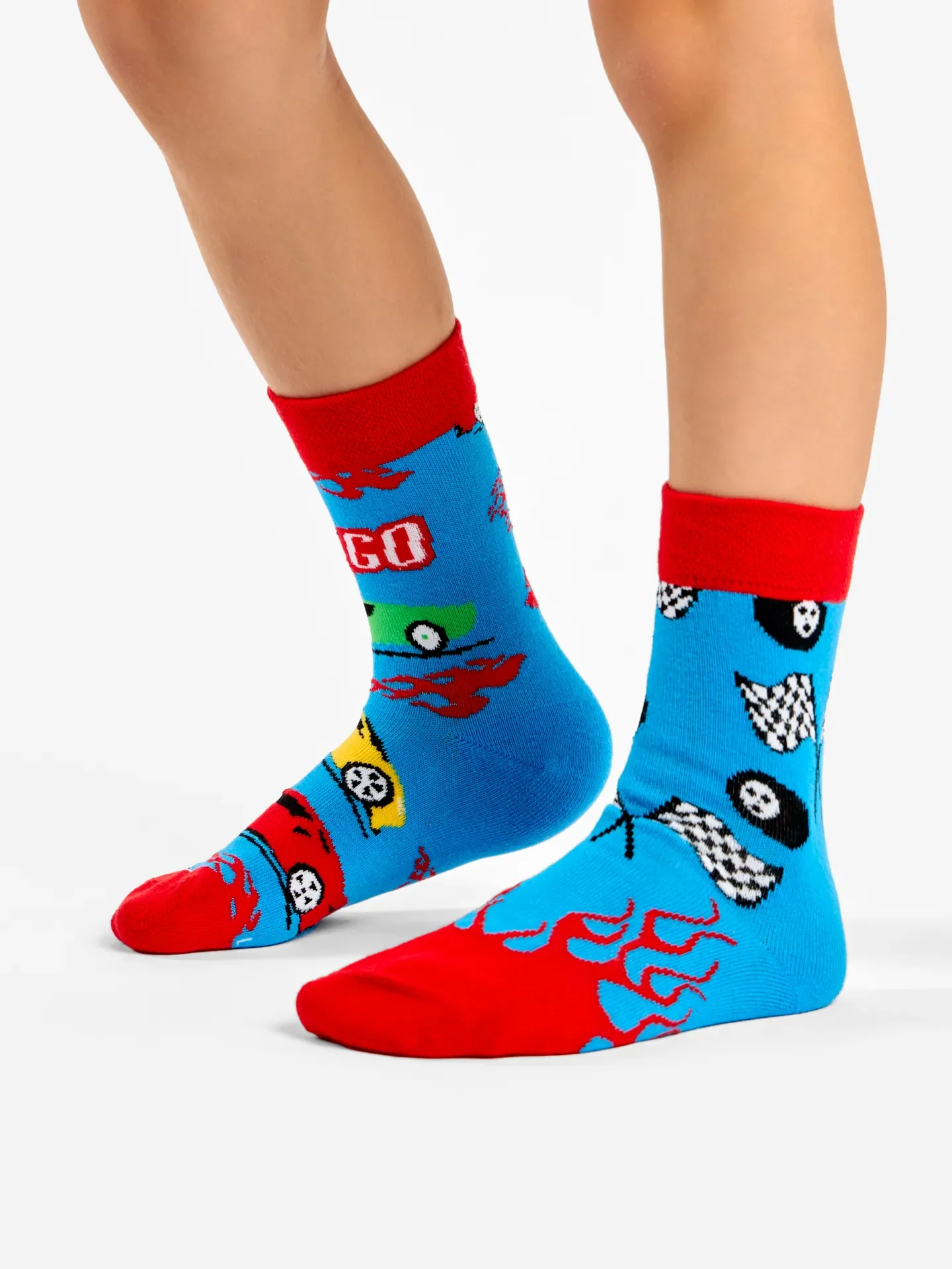 Lustige Kindersocken Schnelle Autos - Image 2