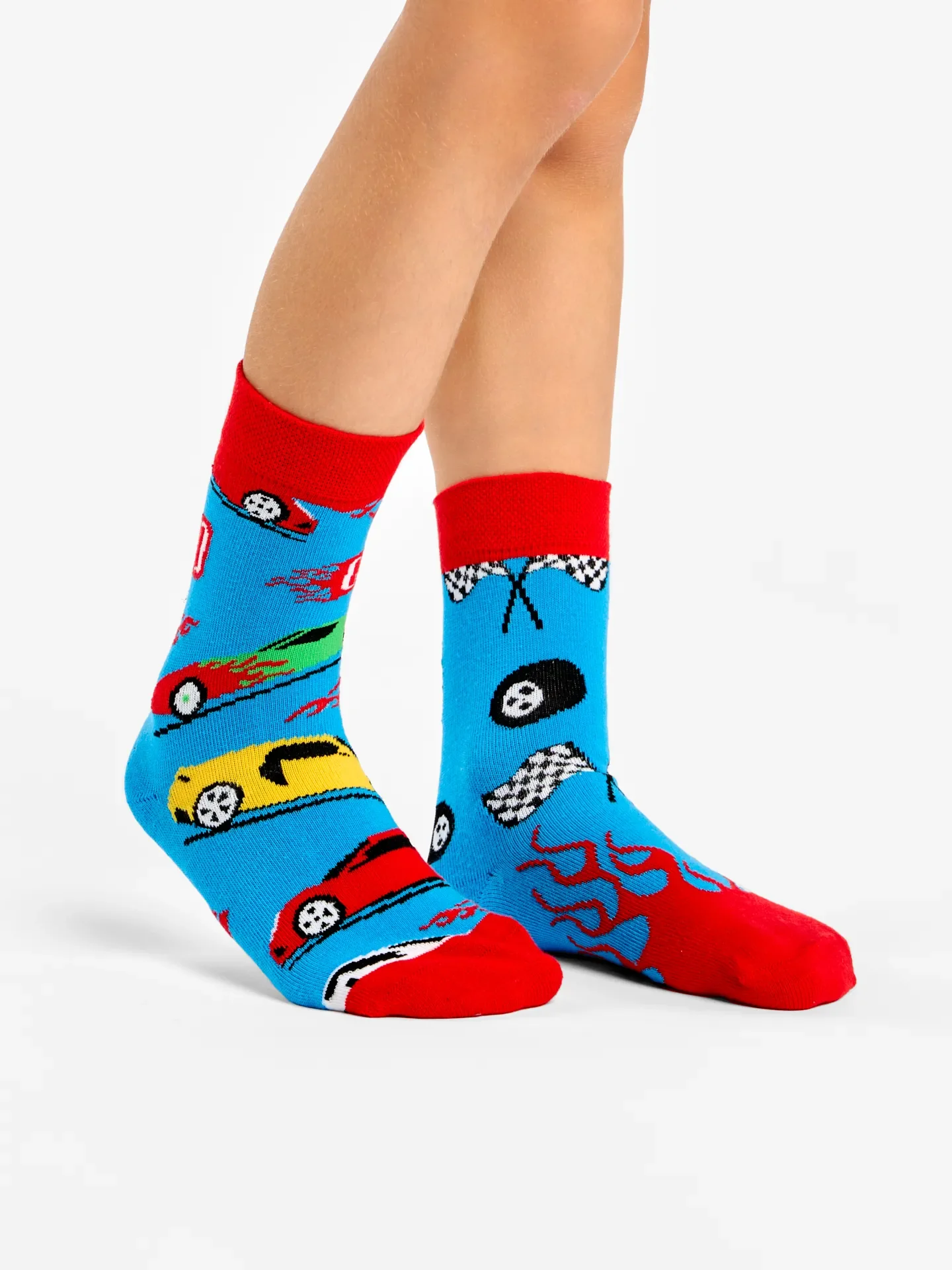 Lustige Kindersocken Schnelle Autos - Image 3