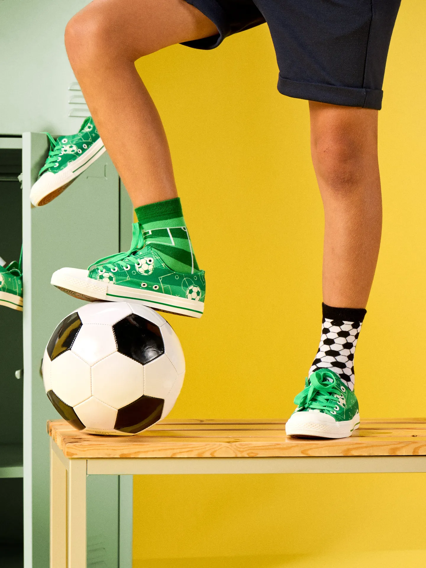Lustige Kindersocken Fußball - Image 3
