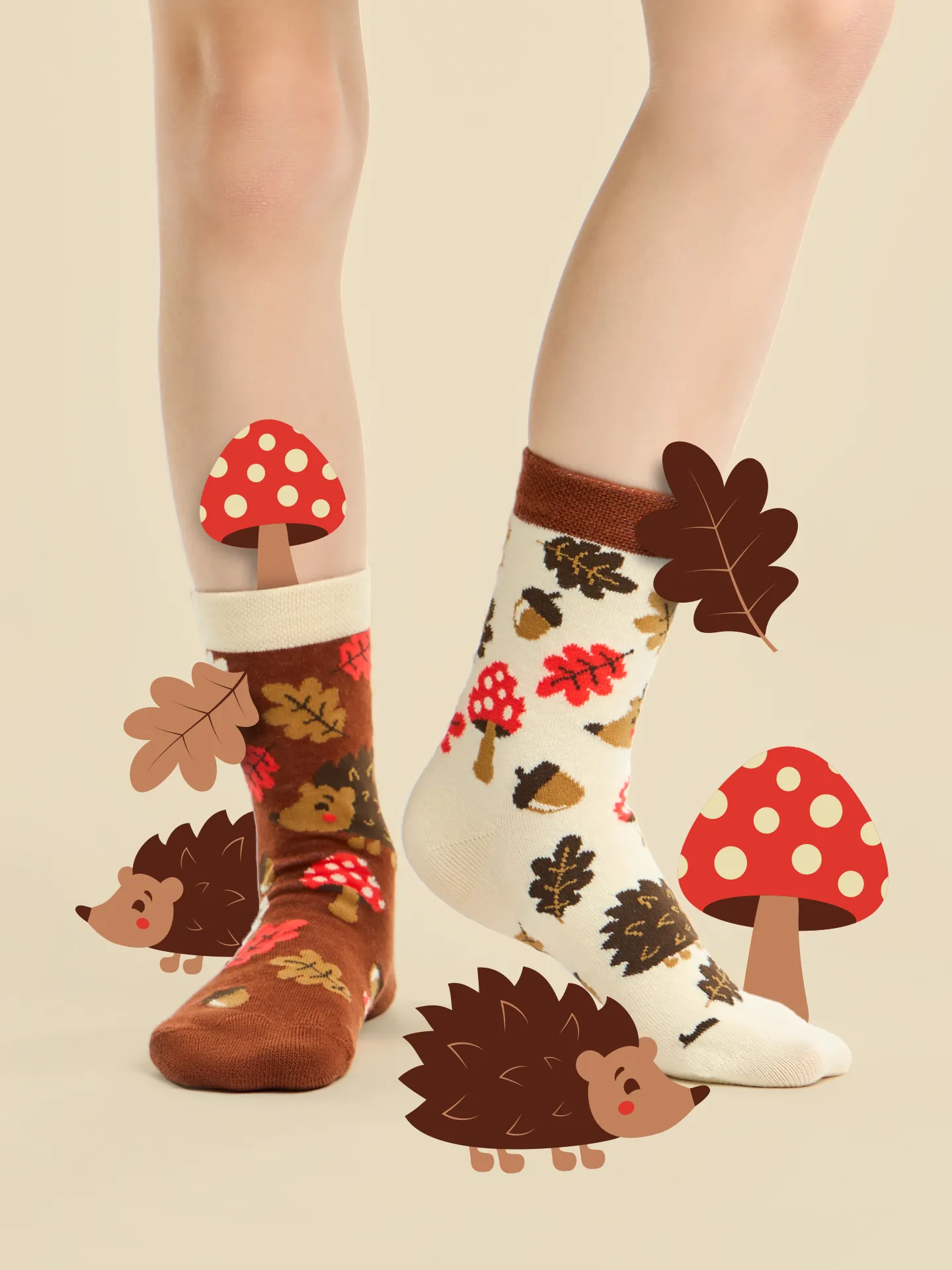 Lustige Kindersocken Waldigel - Image 4