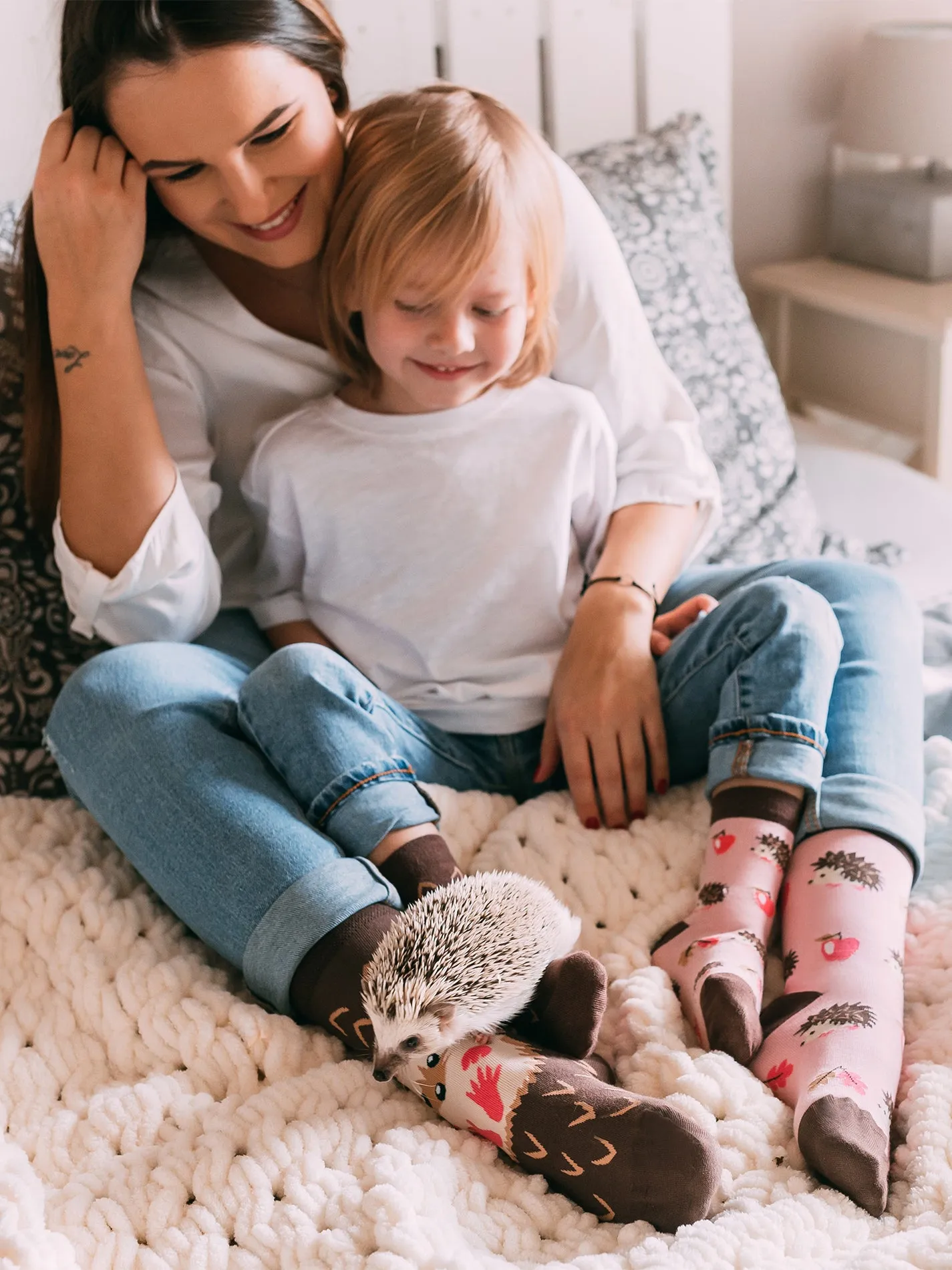 Lustige Kindersocken Igel - Image 3