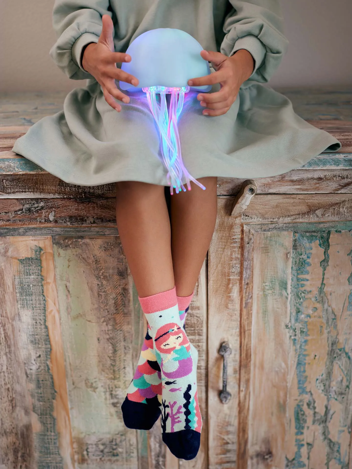 Lustige Kindersocken Kleine Meerjungfrau - Image 3