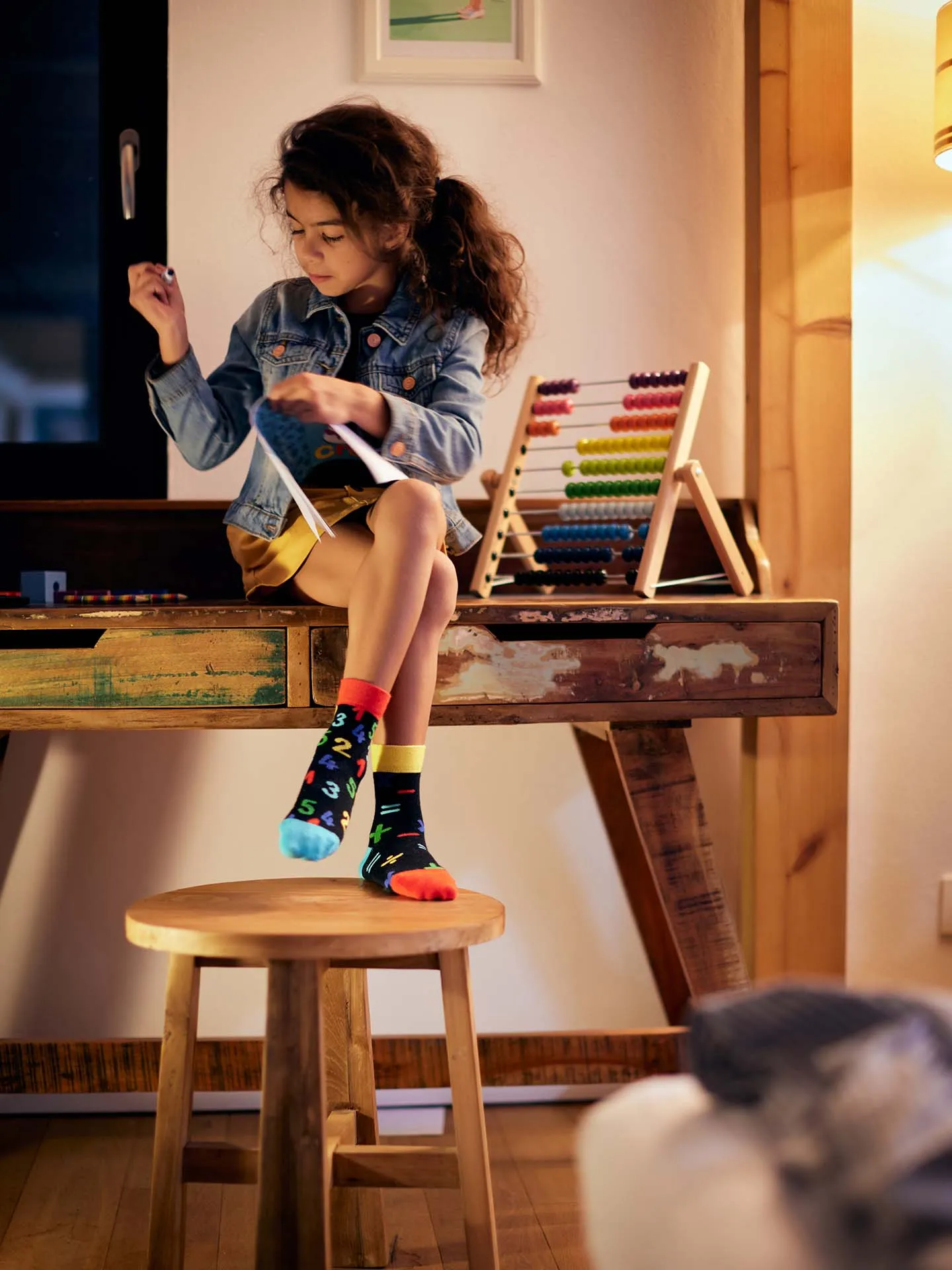 Lustige Kindersocken Zahlen - Image 2