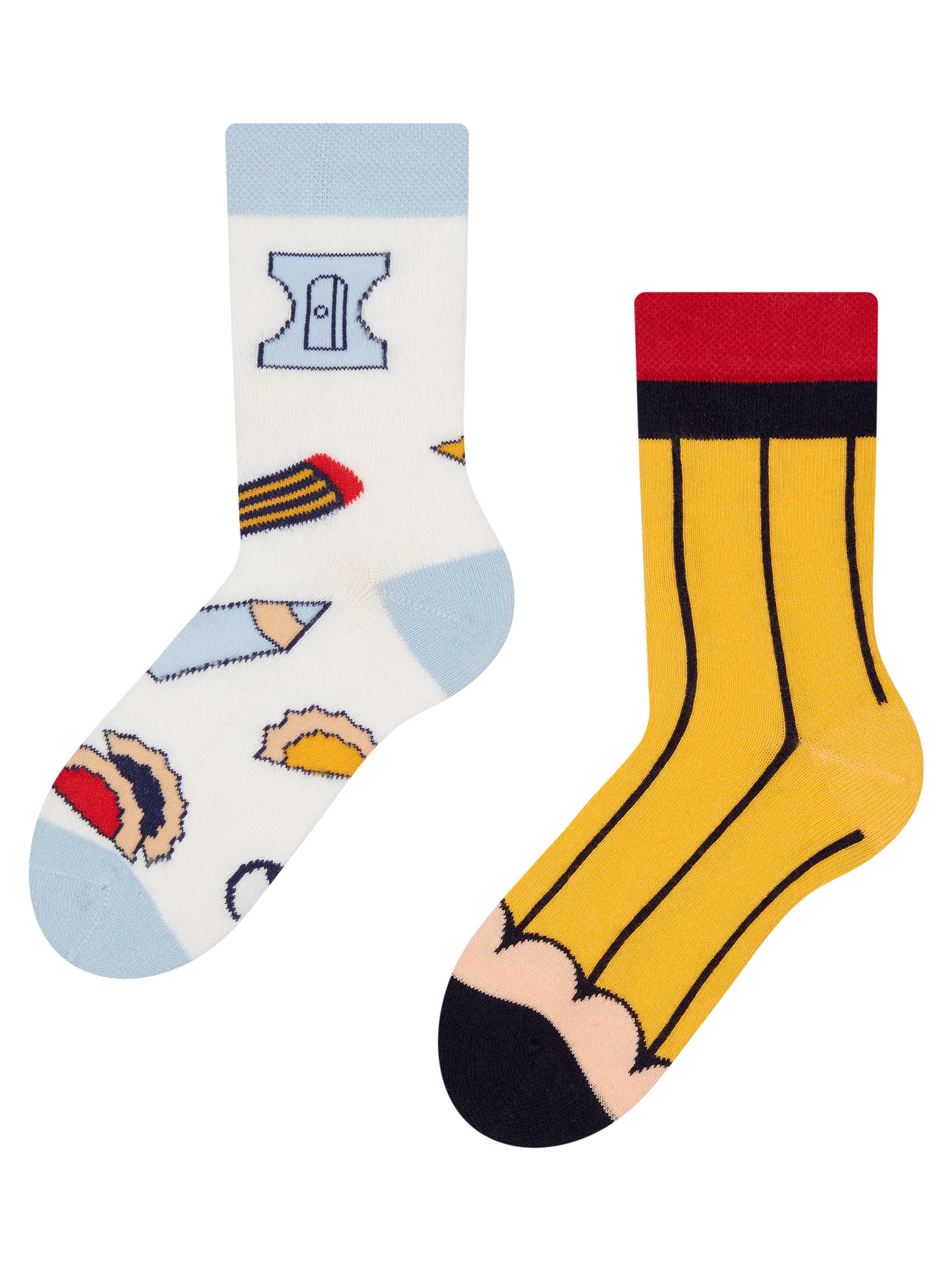 Lustige Kindersocken Bleistift