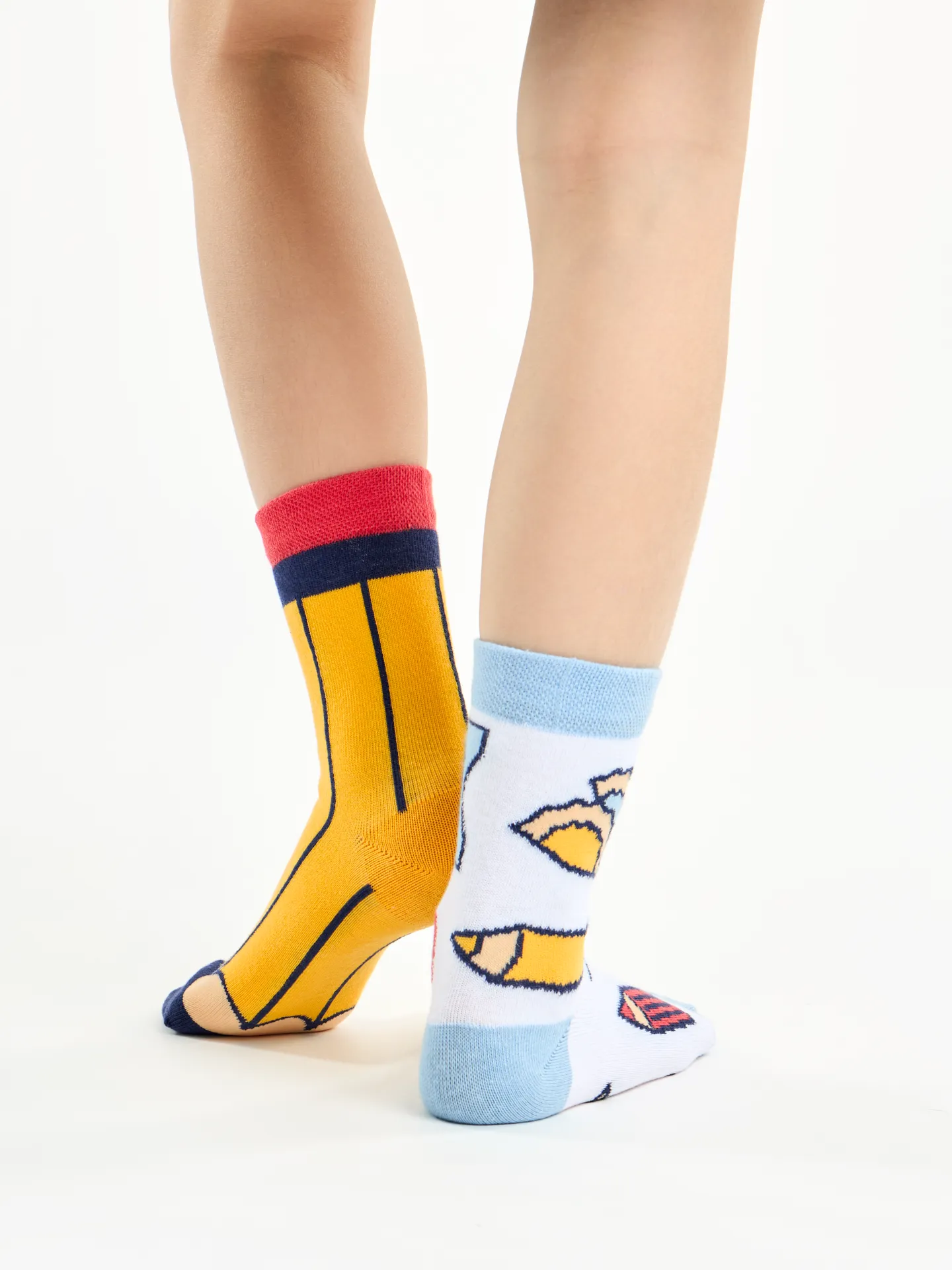 Lustige Kindersocken Bleistift - Image 3