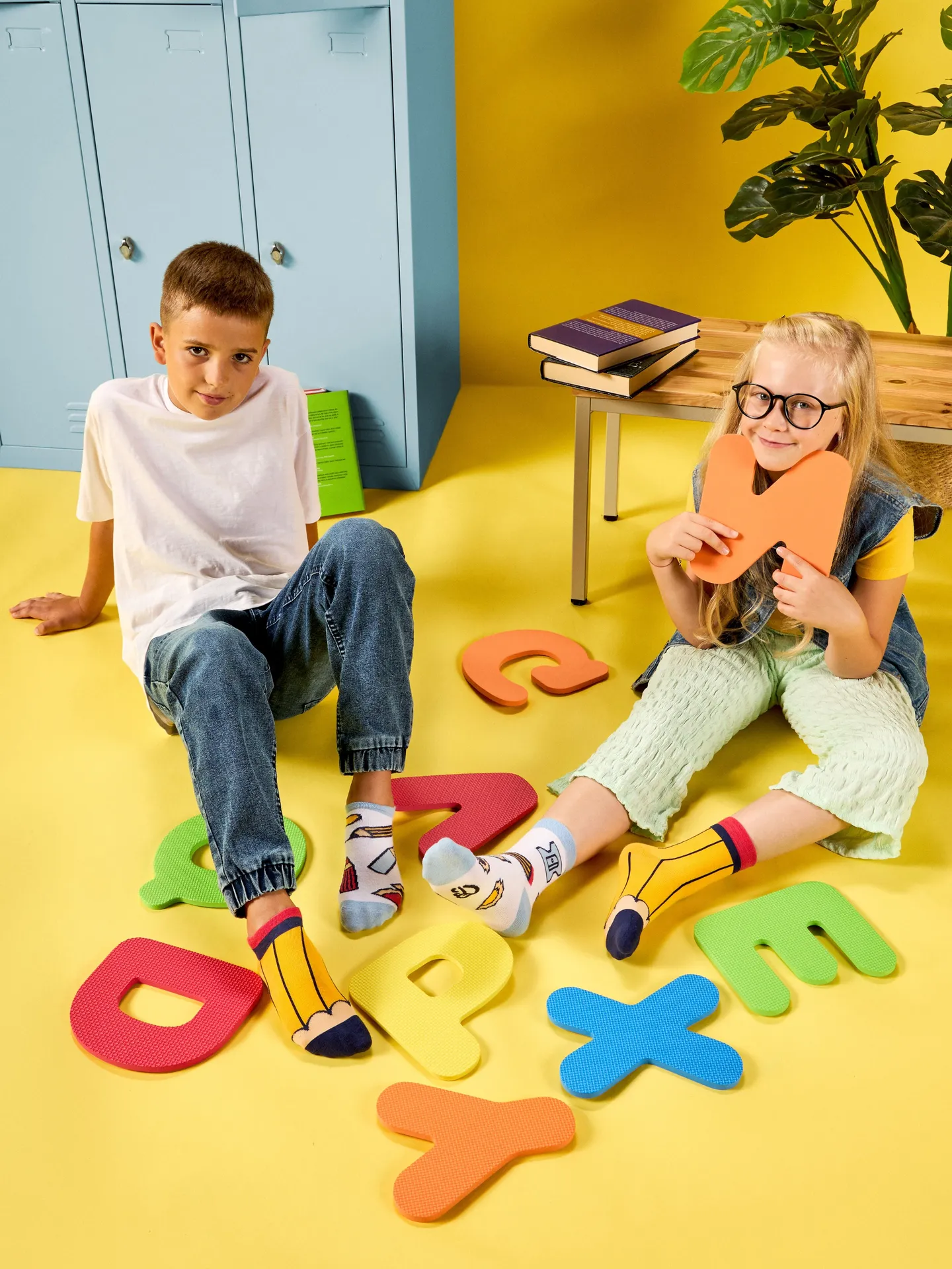 Lustige Kindersocken Bleistift - Image 7