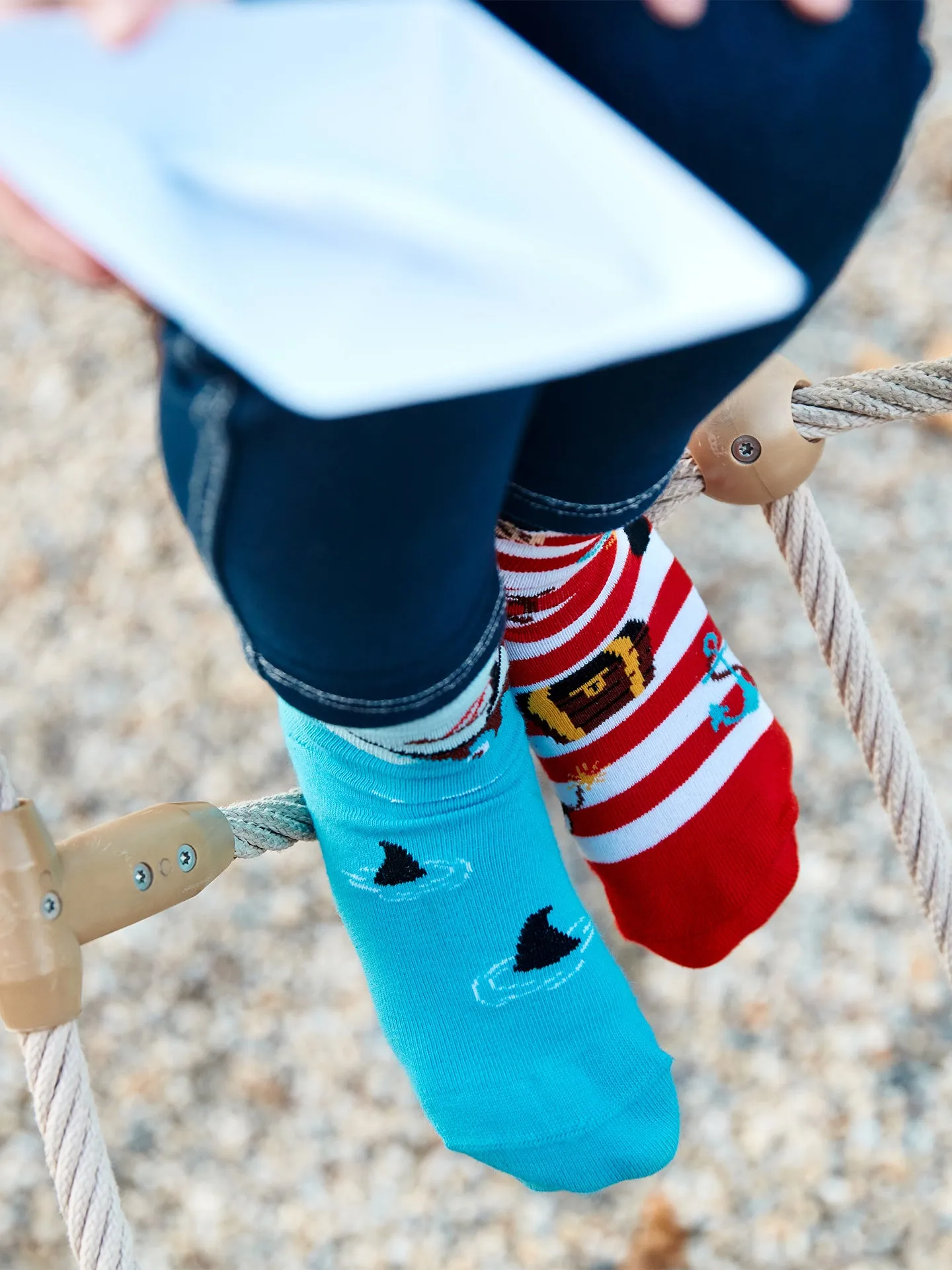 Lustige Kindersocken Pirat - Image 4