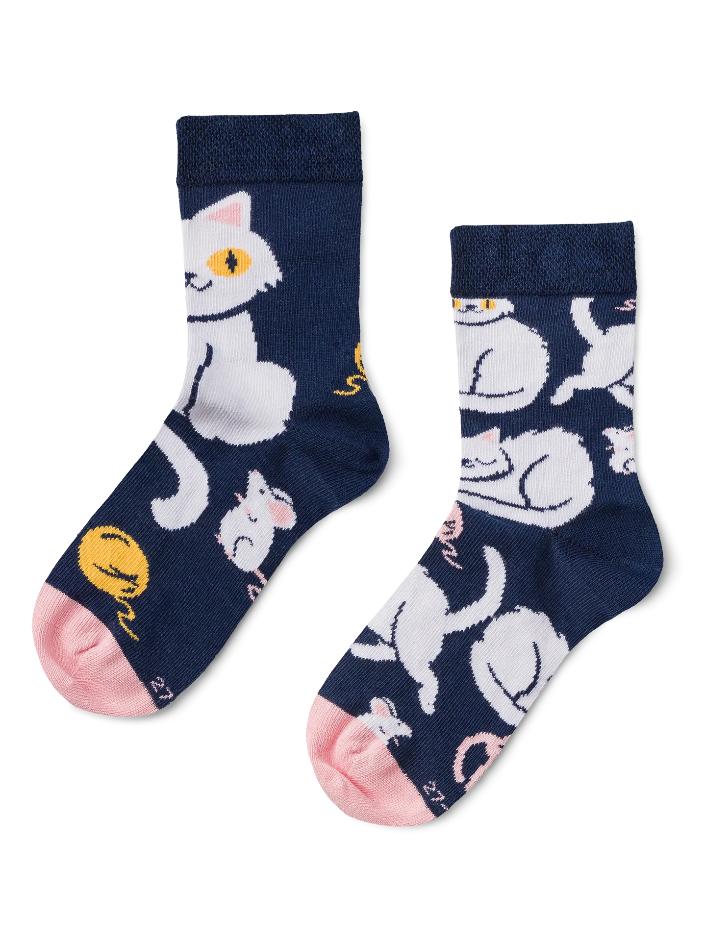 Lustige Kindersocken Verspieltes Kätzchen