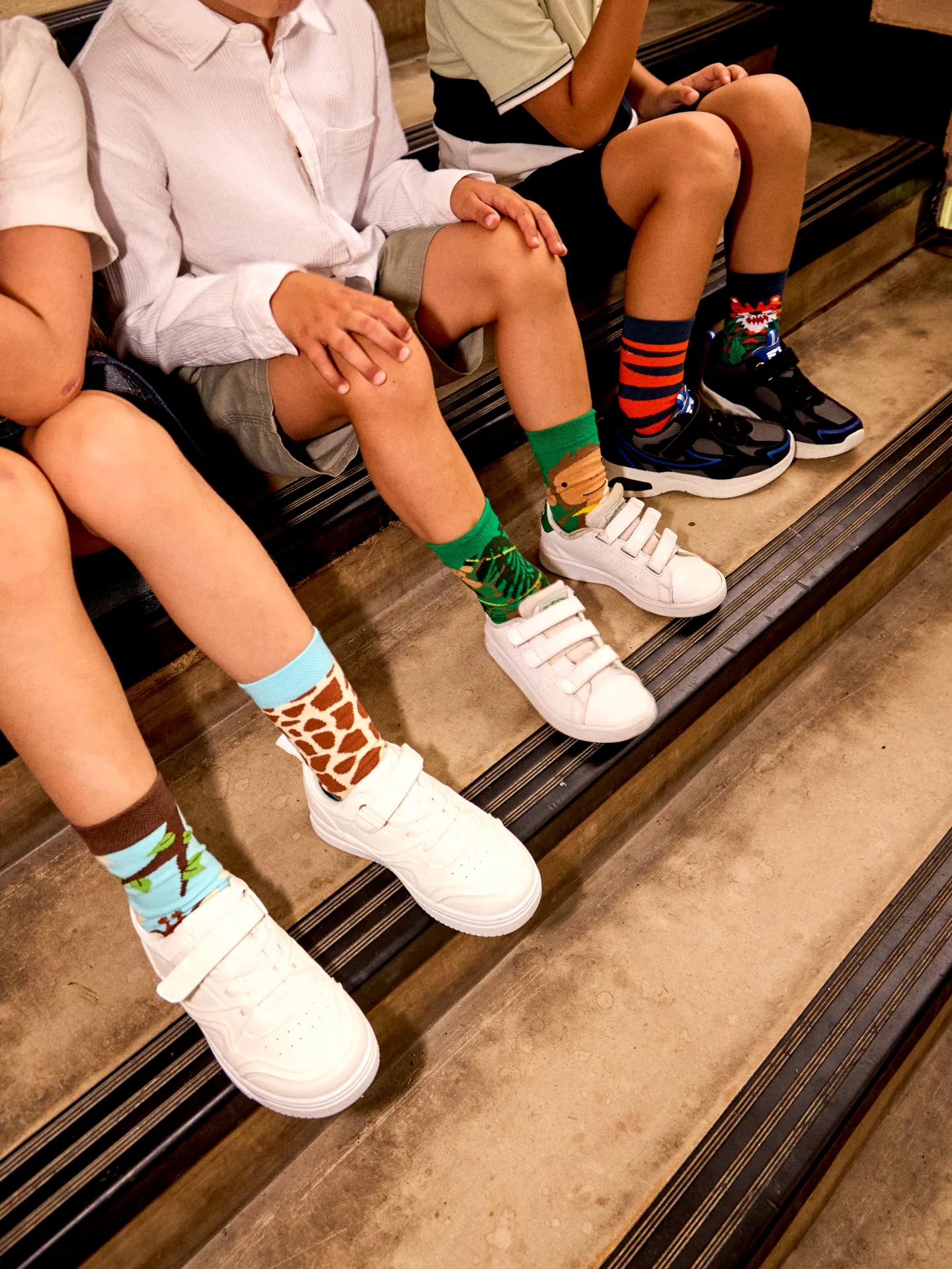 Lustige Kindersocken Affen - Image 3