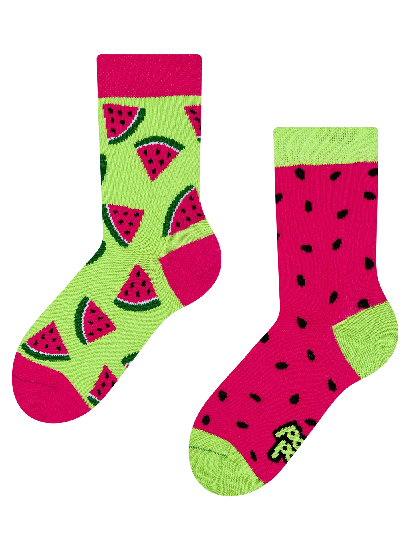 Lustige Kindersocken Wassermelone