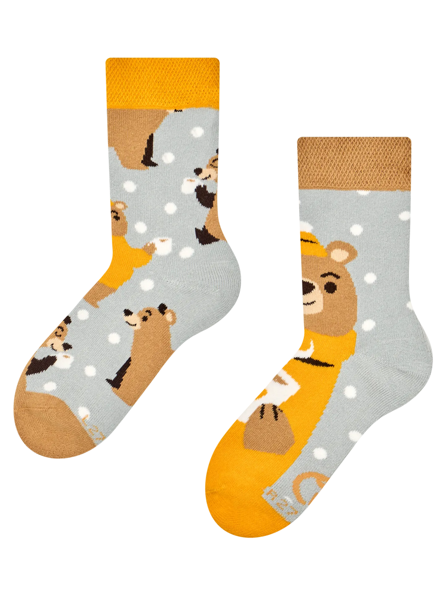 Warme Kindersocken Bär & Tee