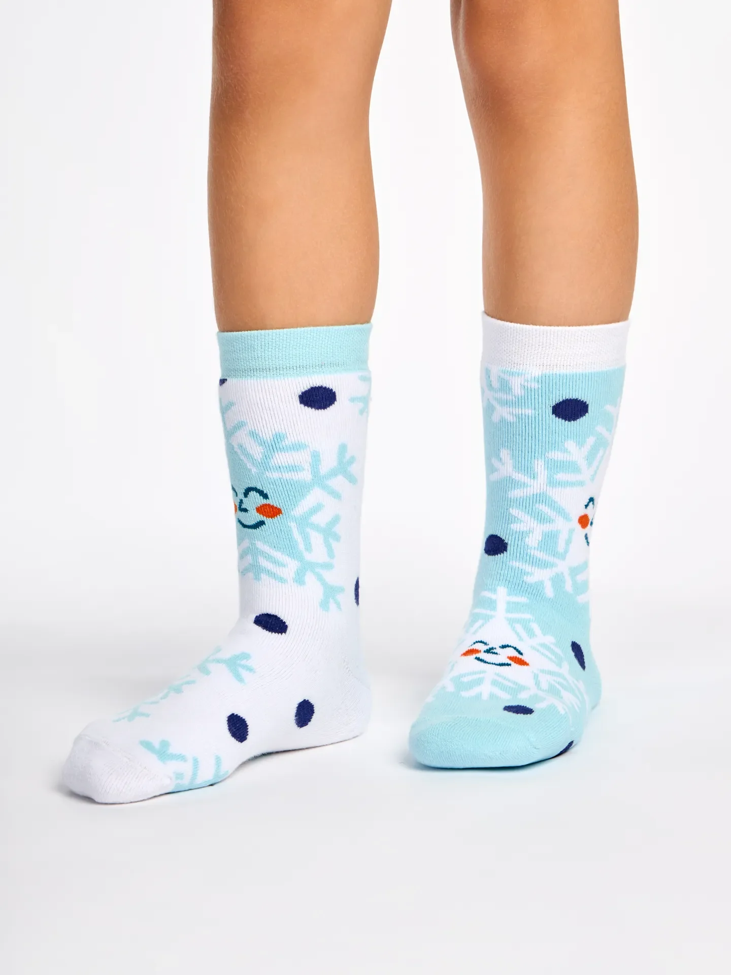 Lustige warme Socken für Kinder Glückliche Schneeflocken - Image 5
