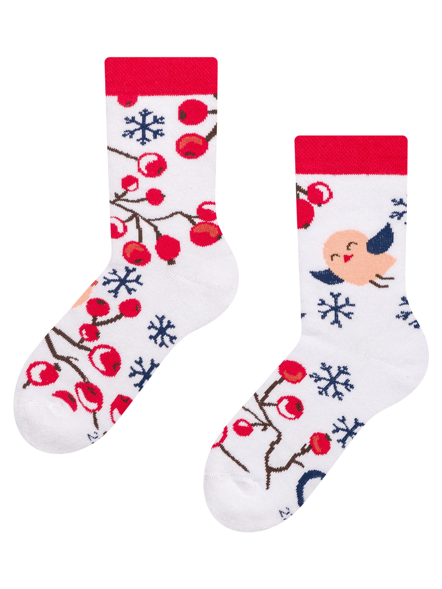 Lustige warme Socken für Kinder Winterbeeren
