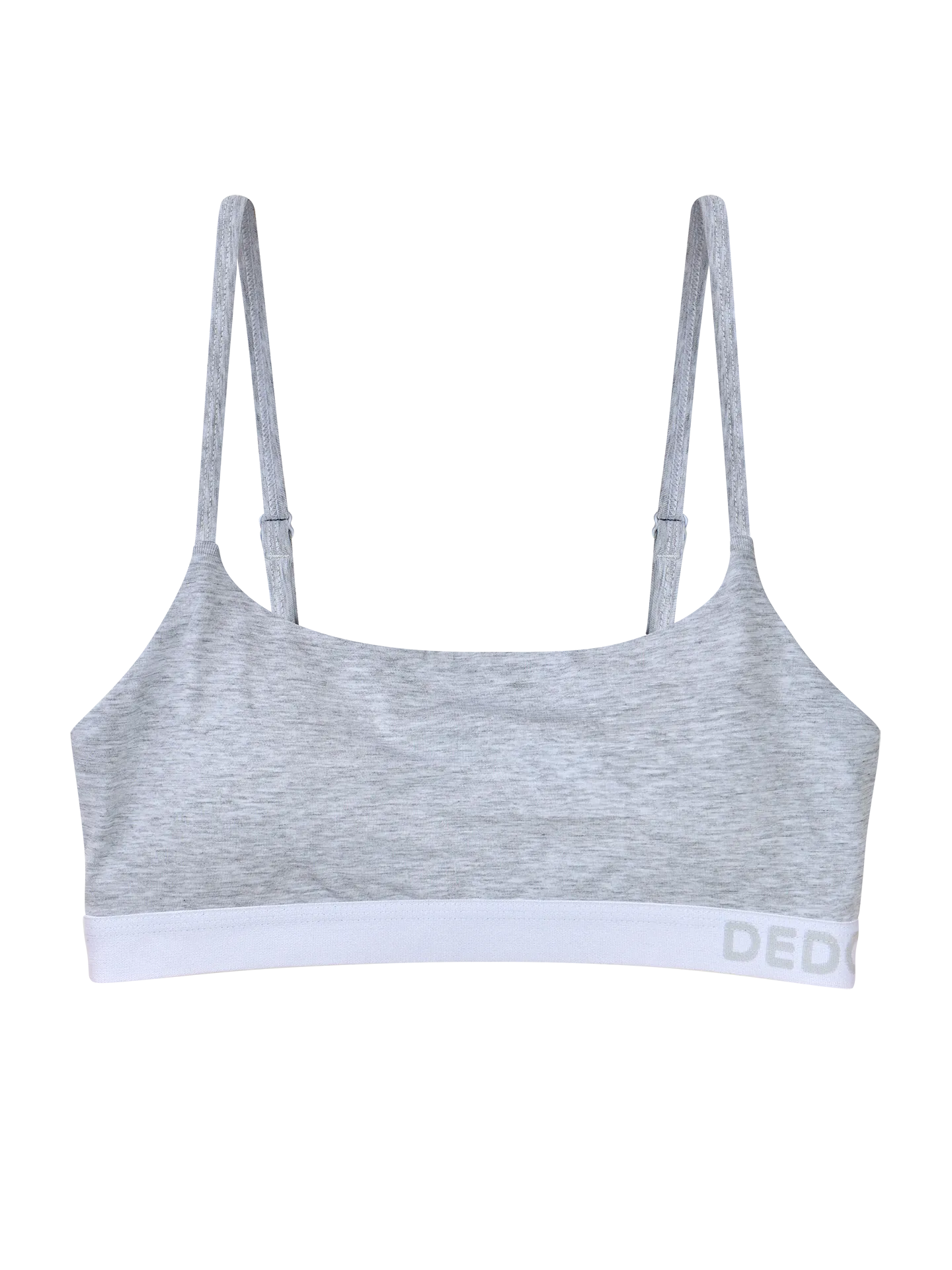 Hellgraue melierte Modal-Damenbralette