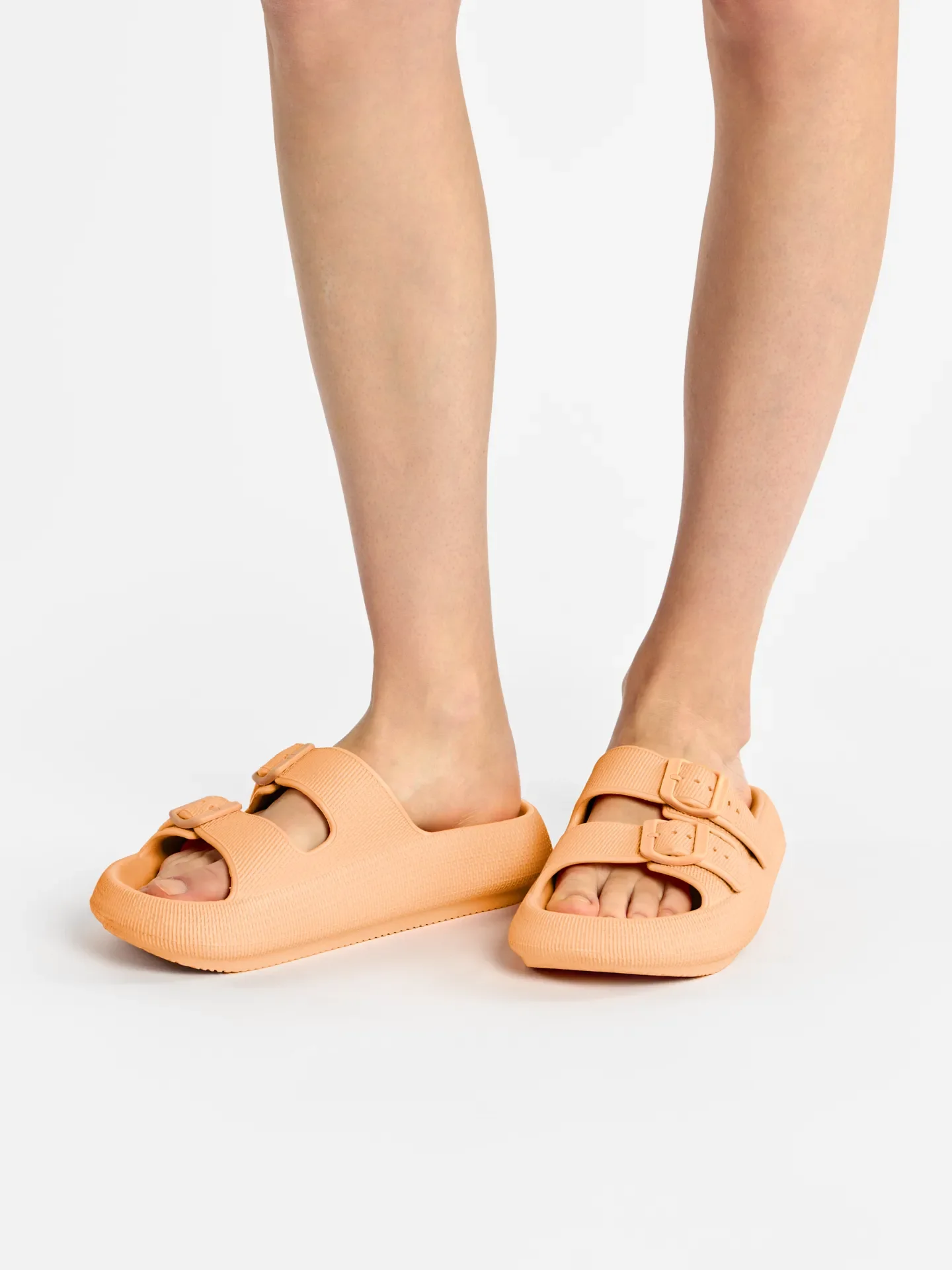 Helles Pfirsichorange Plateausandalen für Frauen - Image 5