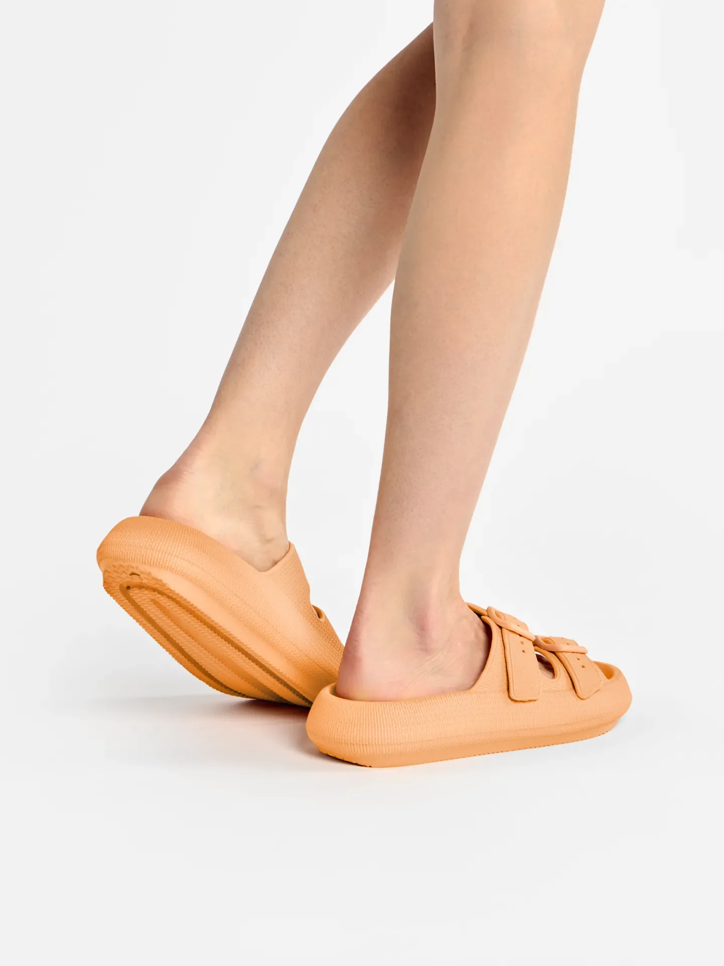 Helles Pfirsichorange Plateausandalen für Frauen - Image 6