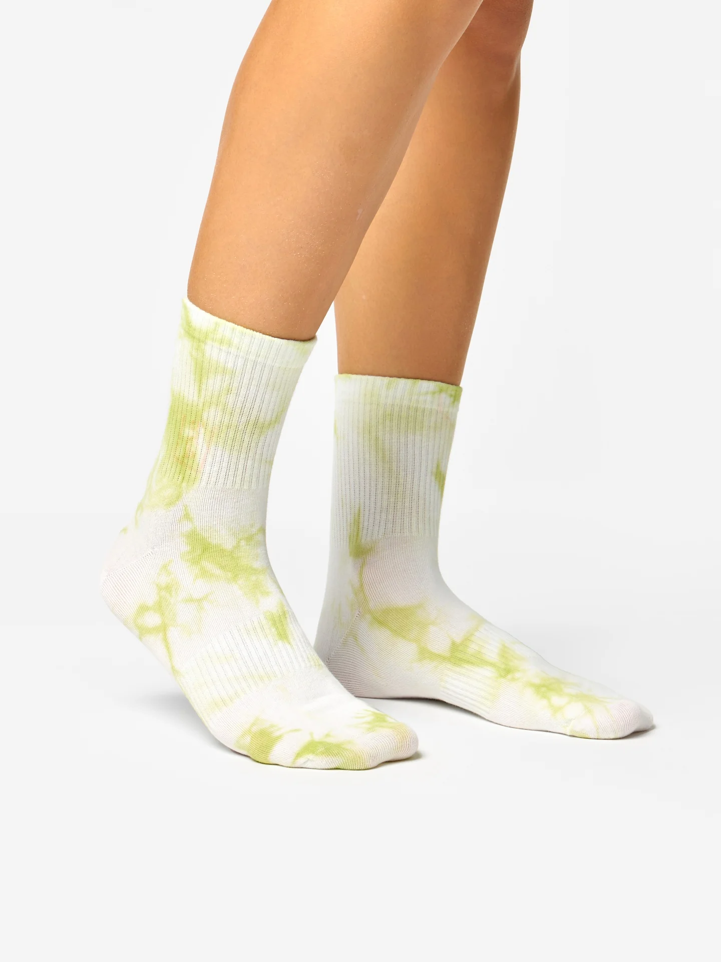 Limette Crewsocken mit Tie-Dye-Effekt - Image 5