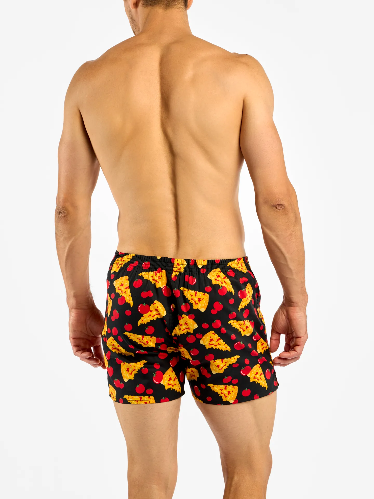 Lustige Shorts für Männer Käsepizza - Image 3