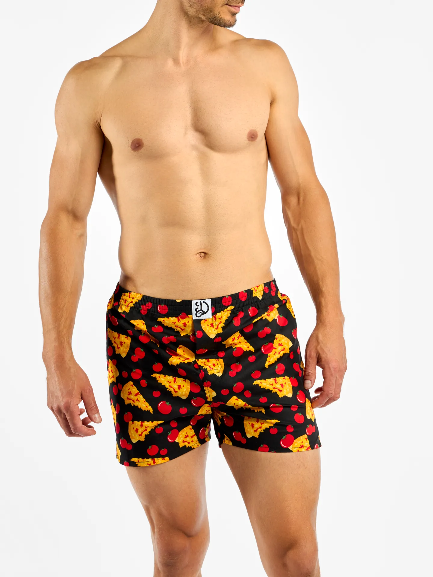 Lustige Shorts für Männer Käsepizza - Image 4