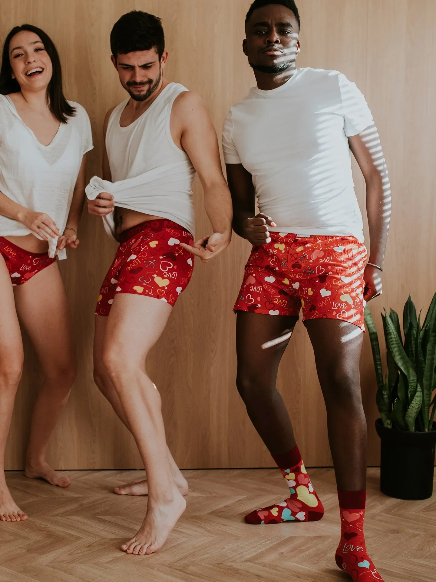 Lustige Shorts für Männer Herzen - Image 6