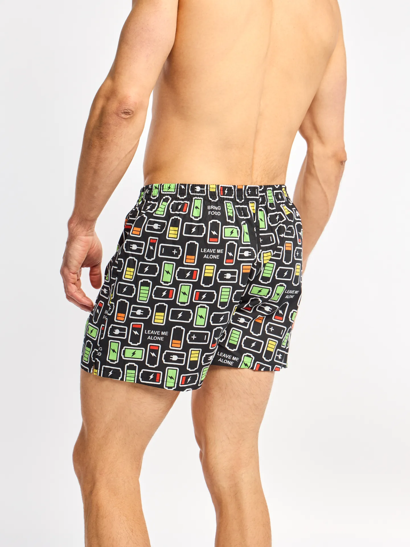 Lustige Shorts für Männer Soziales Aufladen - Image 2
