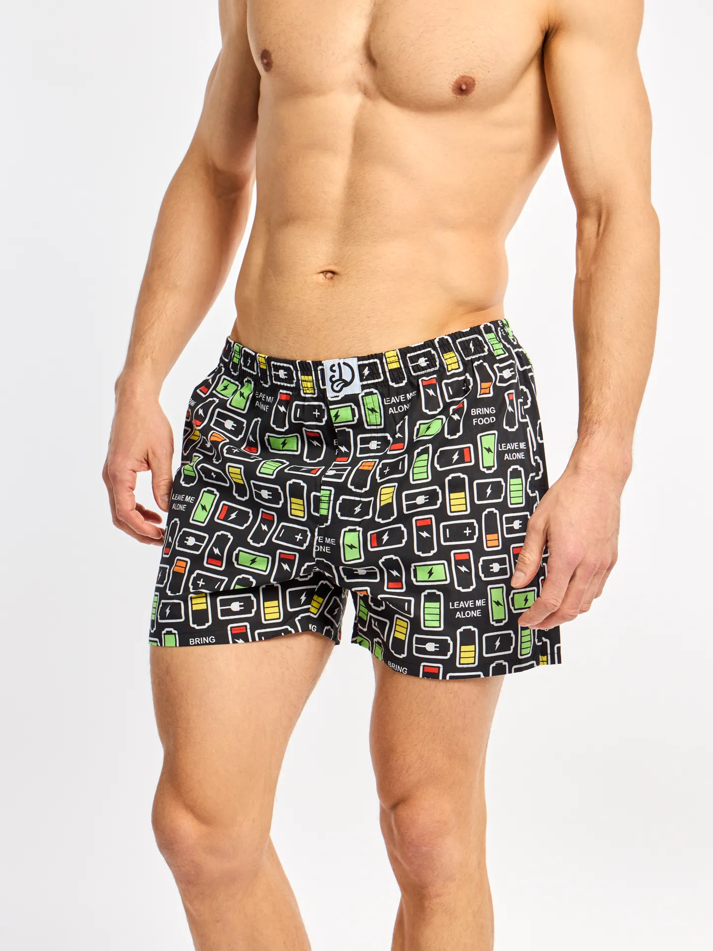 Lustige Shorts für Männer Soziales Aufladen - Image 3