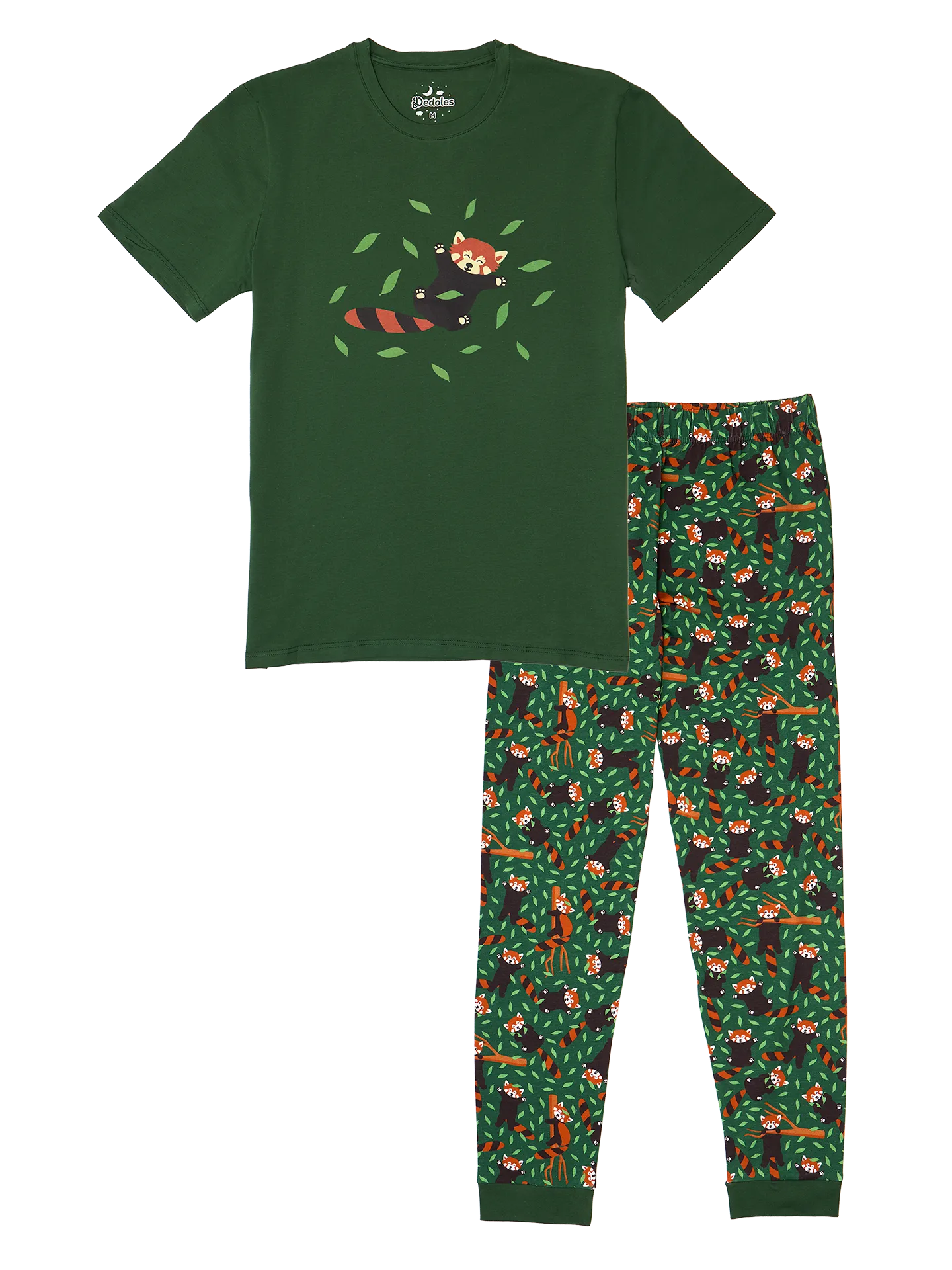 Lustiger Pyjama für Männer Roter Panda